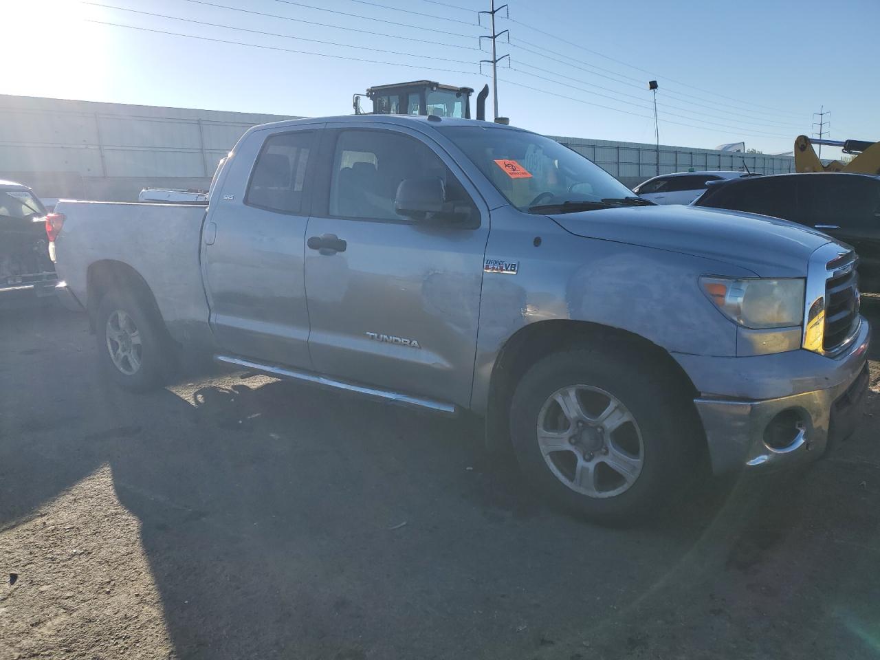 2011 Toyota Tundra Double Cab Sr5 Silver vin: 5TFUW5F15BX194483