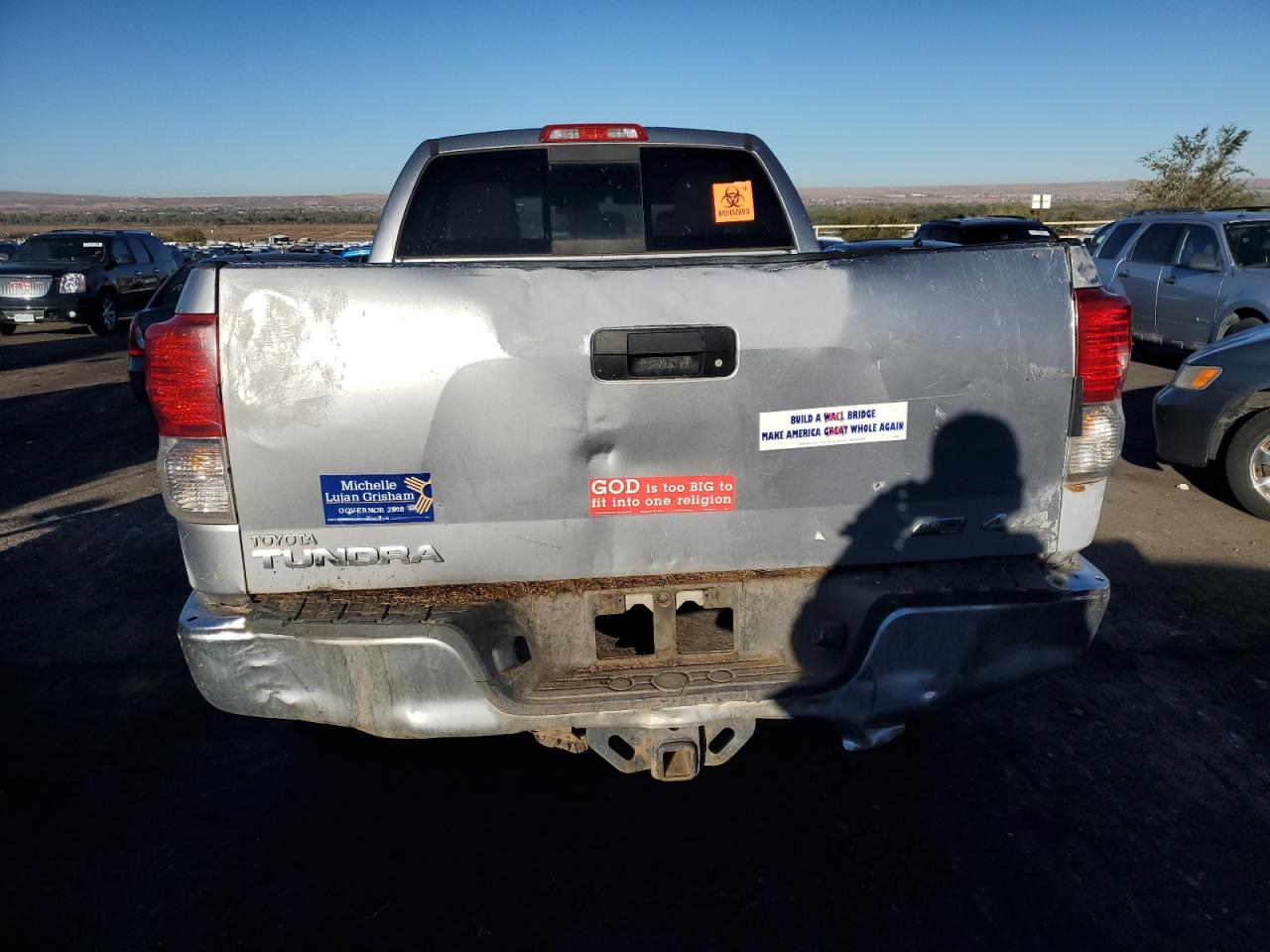 2011 Toyota Tundra Double Cab Sr5 Silver vin: 5TFUW5F15BX194483