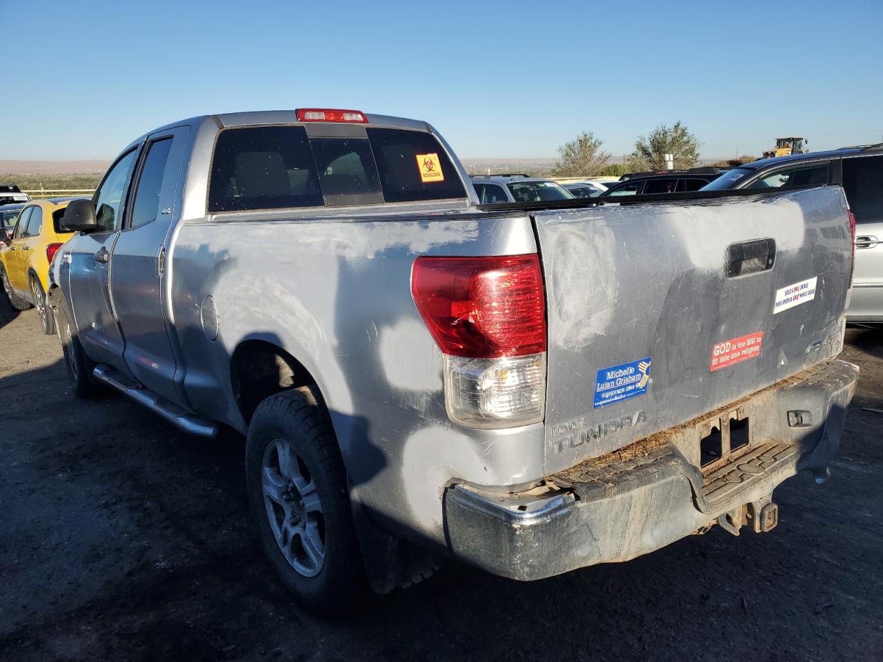 2011 Toyota Tundra Double Cab Sr5 Silver vin: 5TFUW5F15BX194483