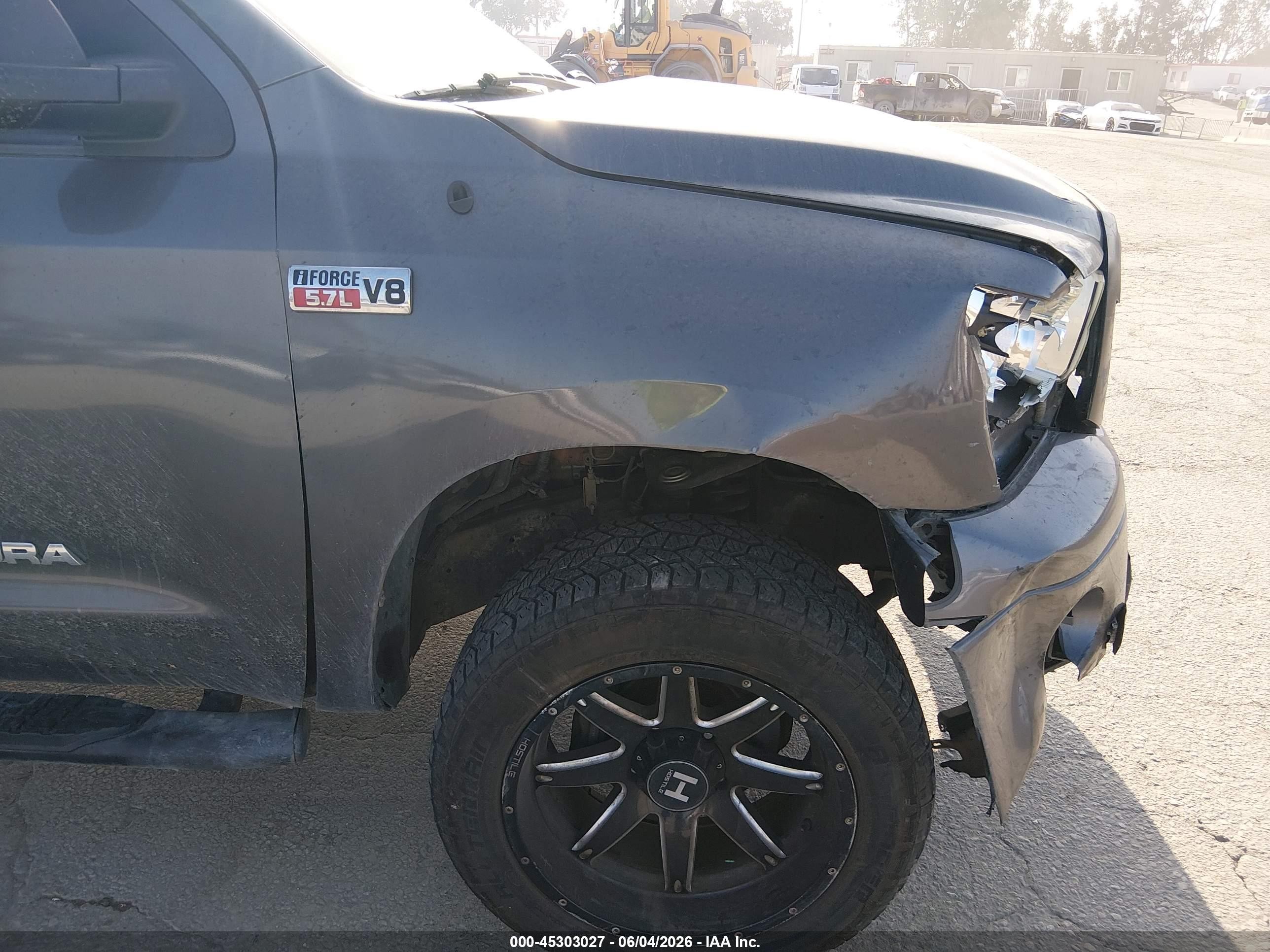 2012 Toyota Tundra Grade 5.7l V8 Gray vin: 5TFUW5F15CX265487