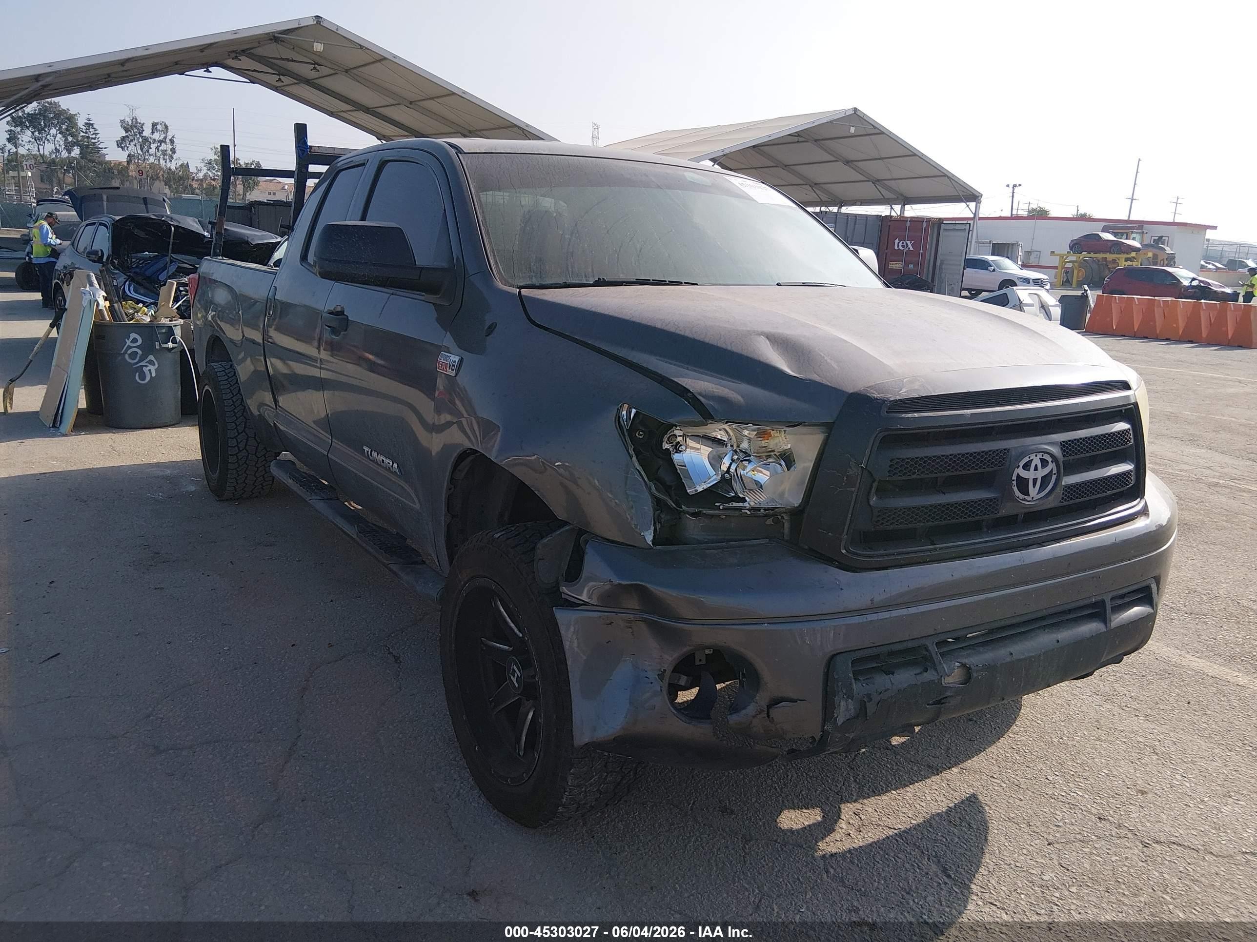 2012 Toyota Tundra Grade 5.7l V8 Gray vin: 5TFUW5F15CX265487