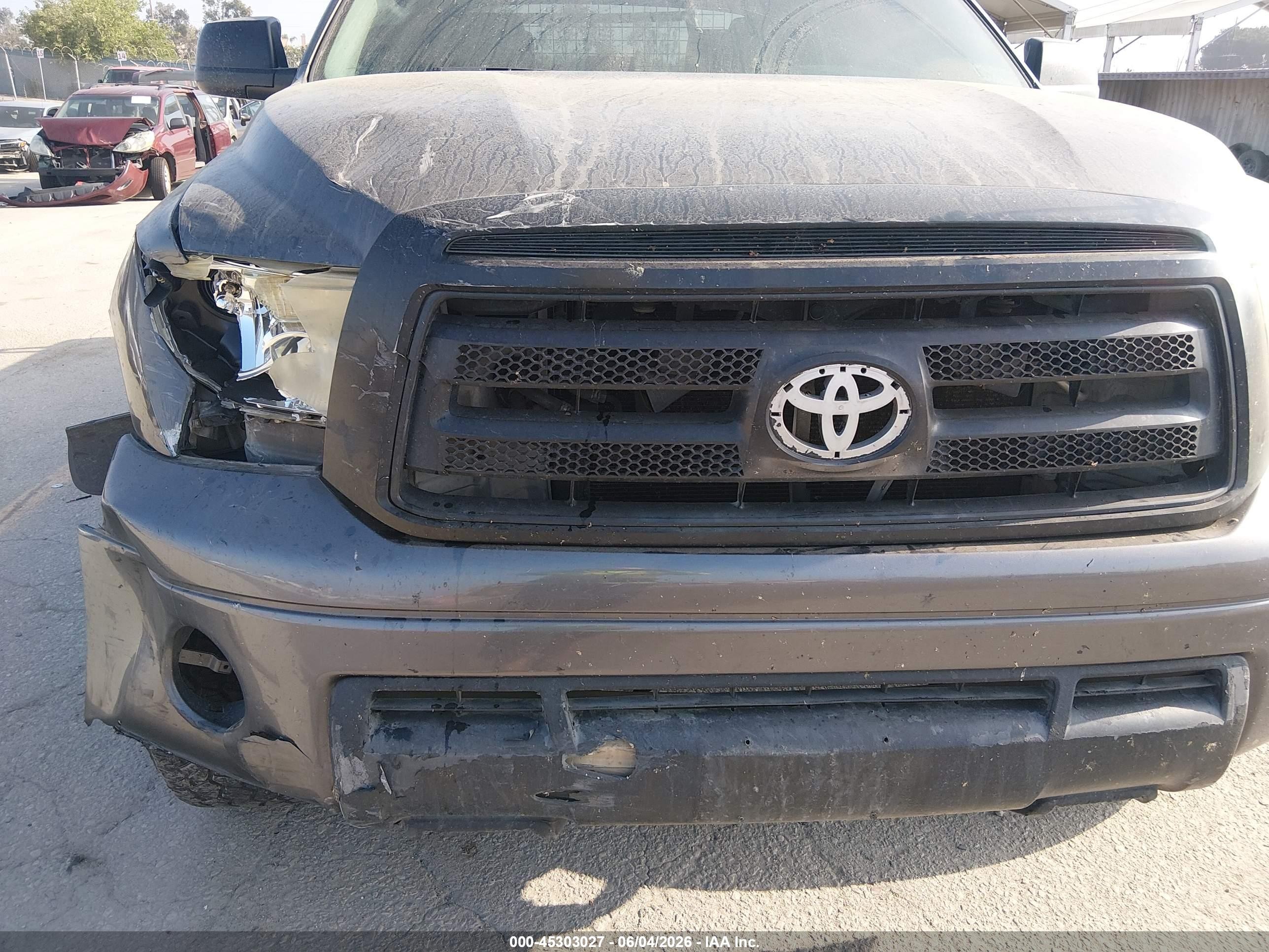 2012 Toyota Tundra Grade 5.7l V8 Gray vin: 5TFUW5F15CX265487
