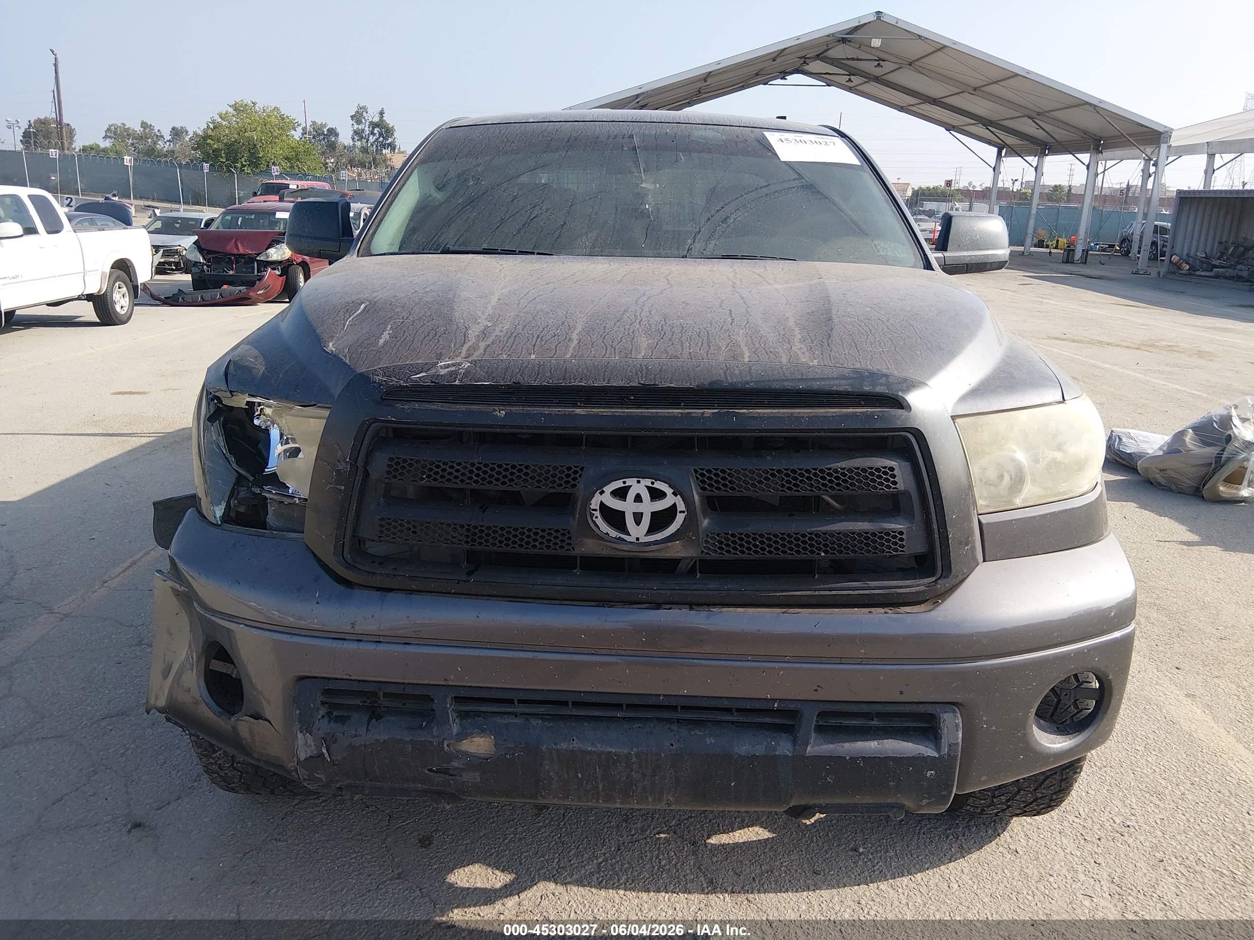 2012 Toyota Tundra Grade 5.7l V8 Gray vin: 5TFUW5F15CX265487