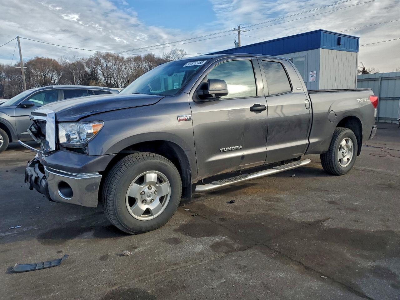 2013 Toyota Tundra Double Cab Sr5 Gray vin: 5TFUW5F15DX292979