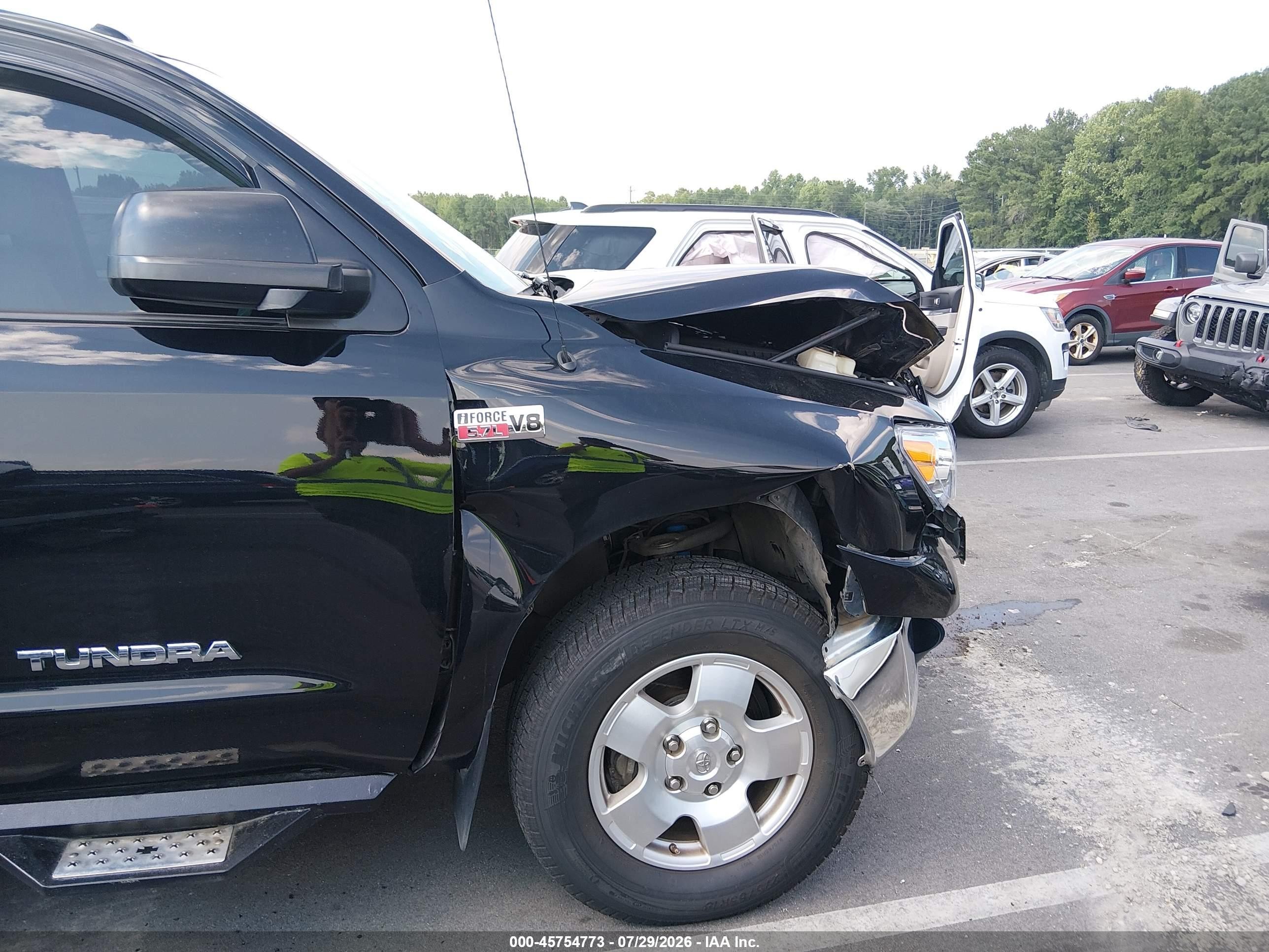 2013 Toyota Tundra Grade 5.7l V8 Black vin: 5TFUW5F15DX302524
