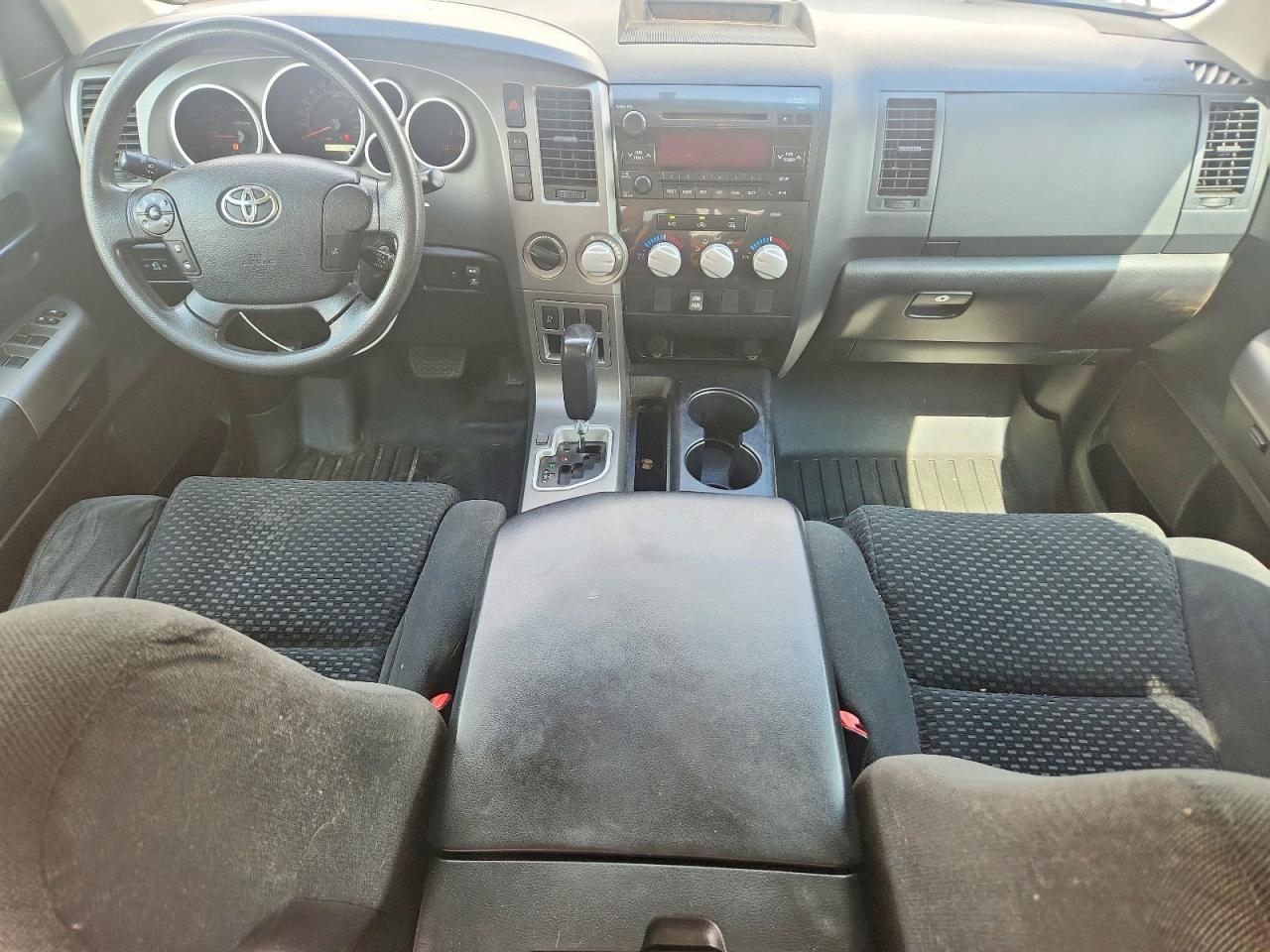 2013 Toyota Tundra Double Cab Sr5 White vin: 5TFUW5F15DX314074