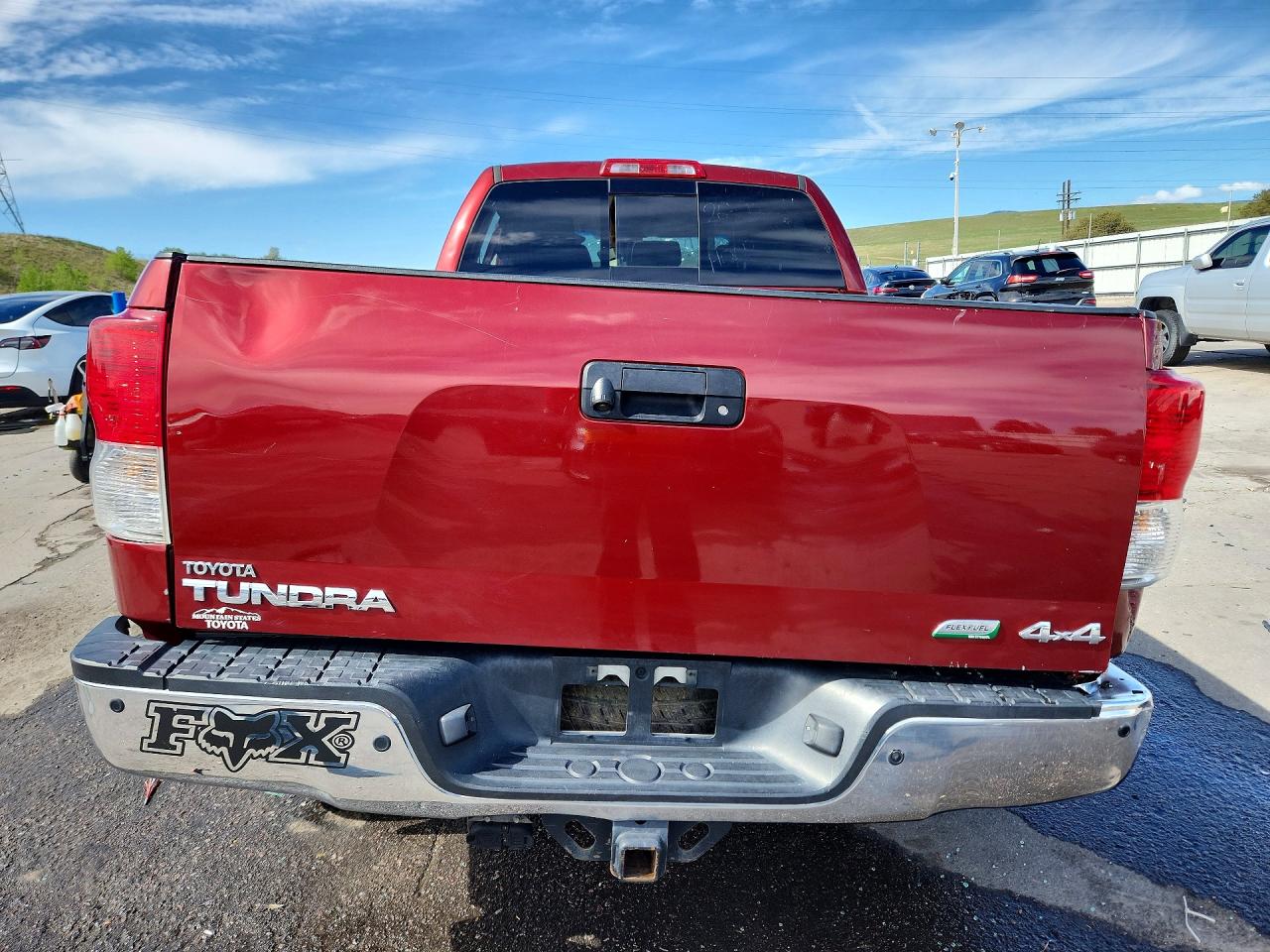 2010 Toyota Tundra Double Cab Sr5 Maroon vin: 5TFUW5F16AX118219