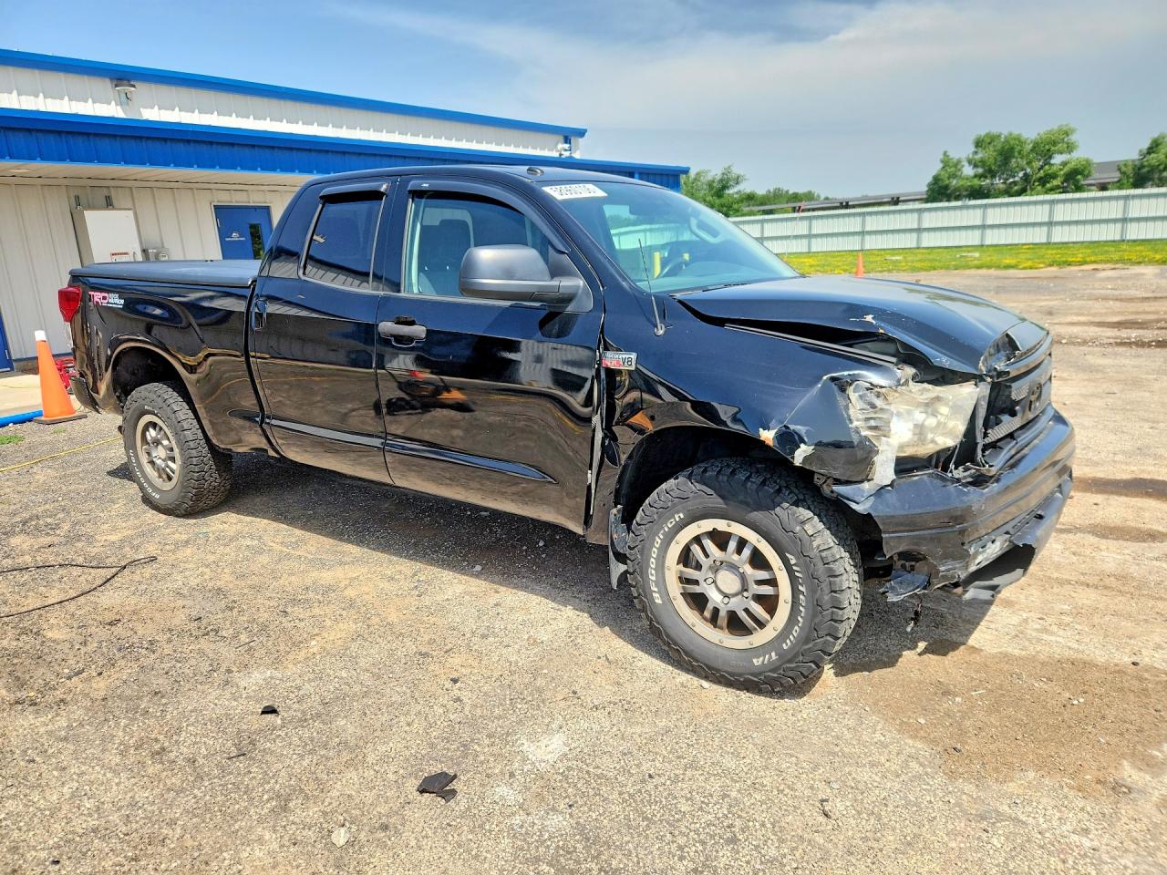 2010 Toyota Tundra Double Cab Sr5 Black vin: 5TFUW5F16AX127356