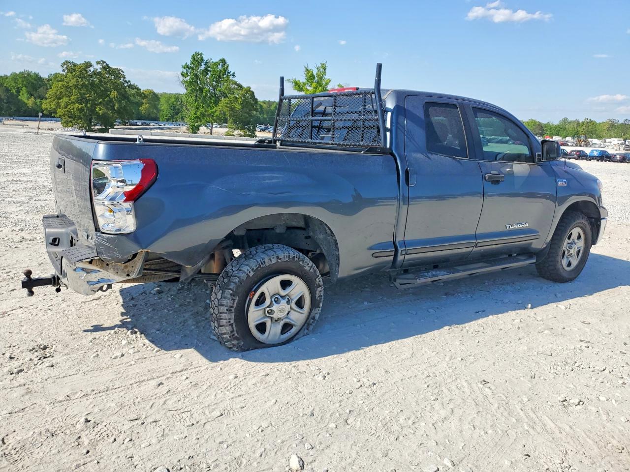 2010 Toyota Tundra Double Cab Sr5 Синий vin: 5TFUW5F16AX128233