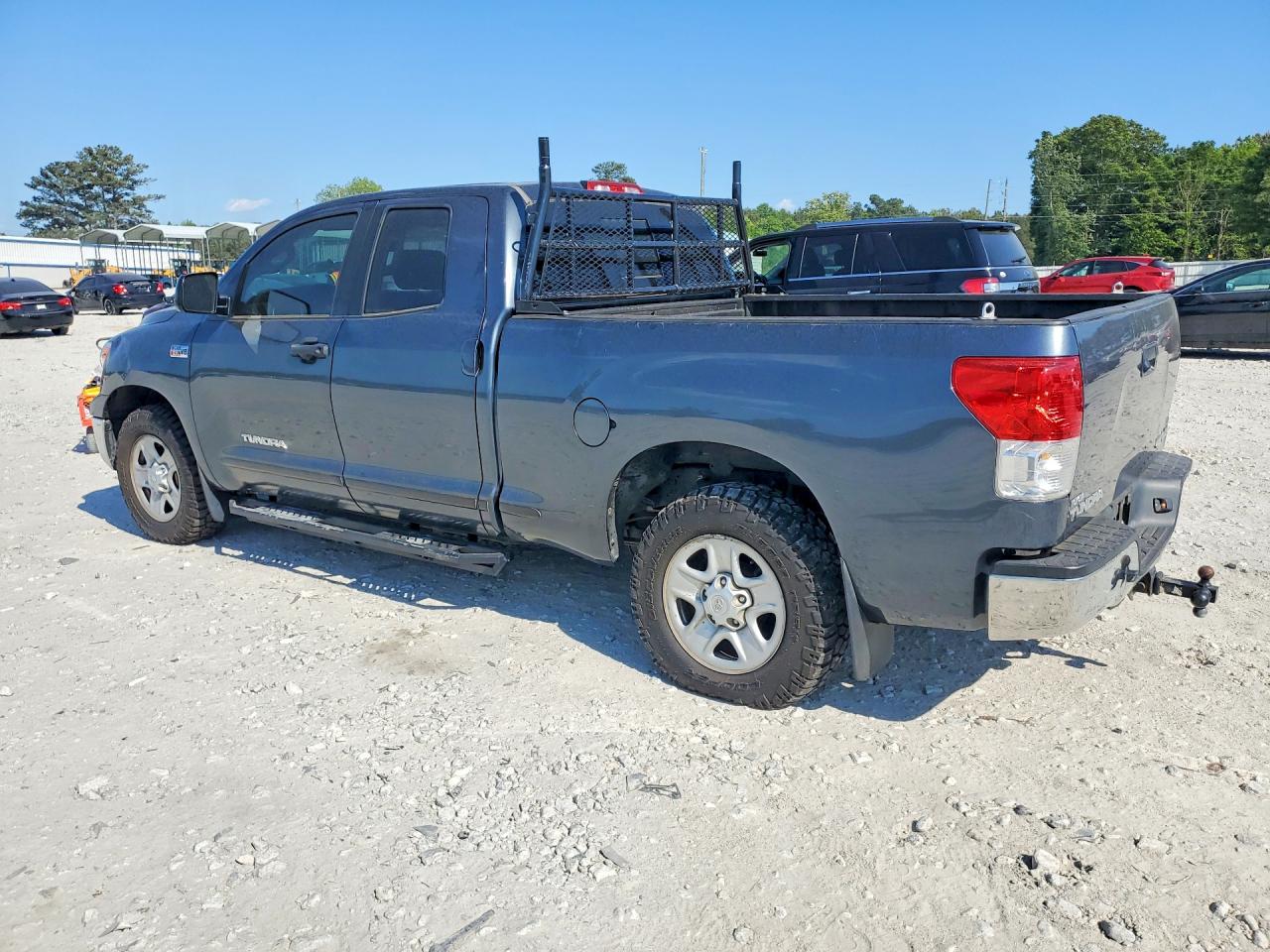 2010 Toyota Tundra Double Cab Sr5 Синий vin: 5TFUW5F16AX128233