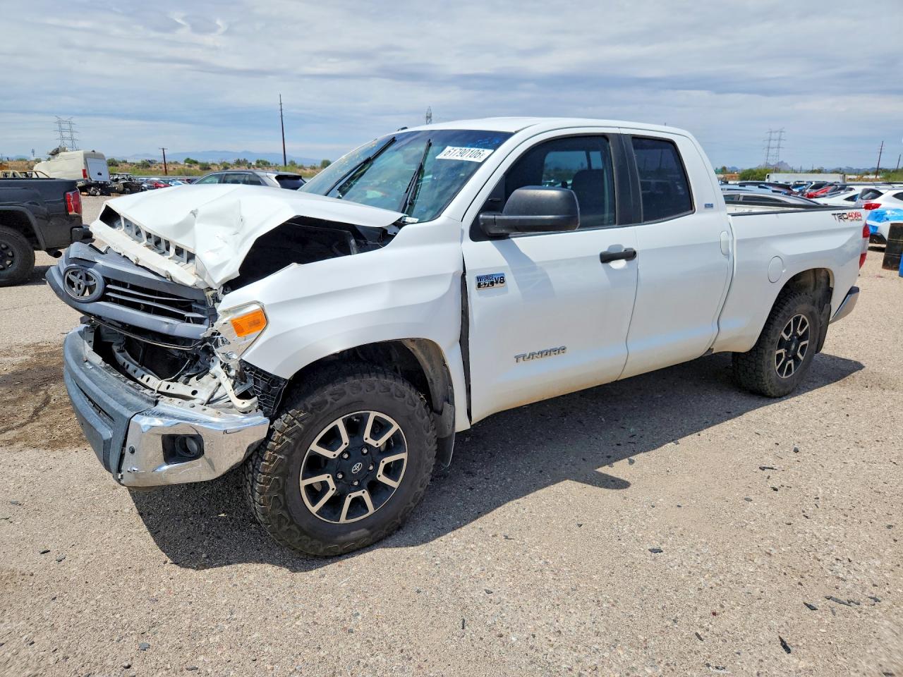 2015 Toyota Tundra Sr5 Белый vin: 5TFUW5F16FX437952