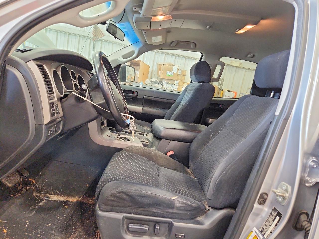 2010 Toyota Tundra Double Cab Sr5 Silver vin: 5TFUW5F17AX096294