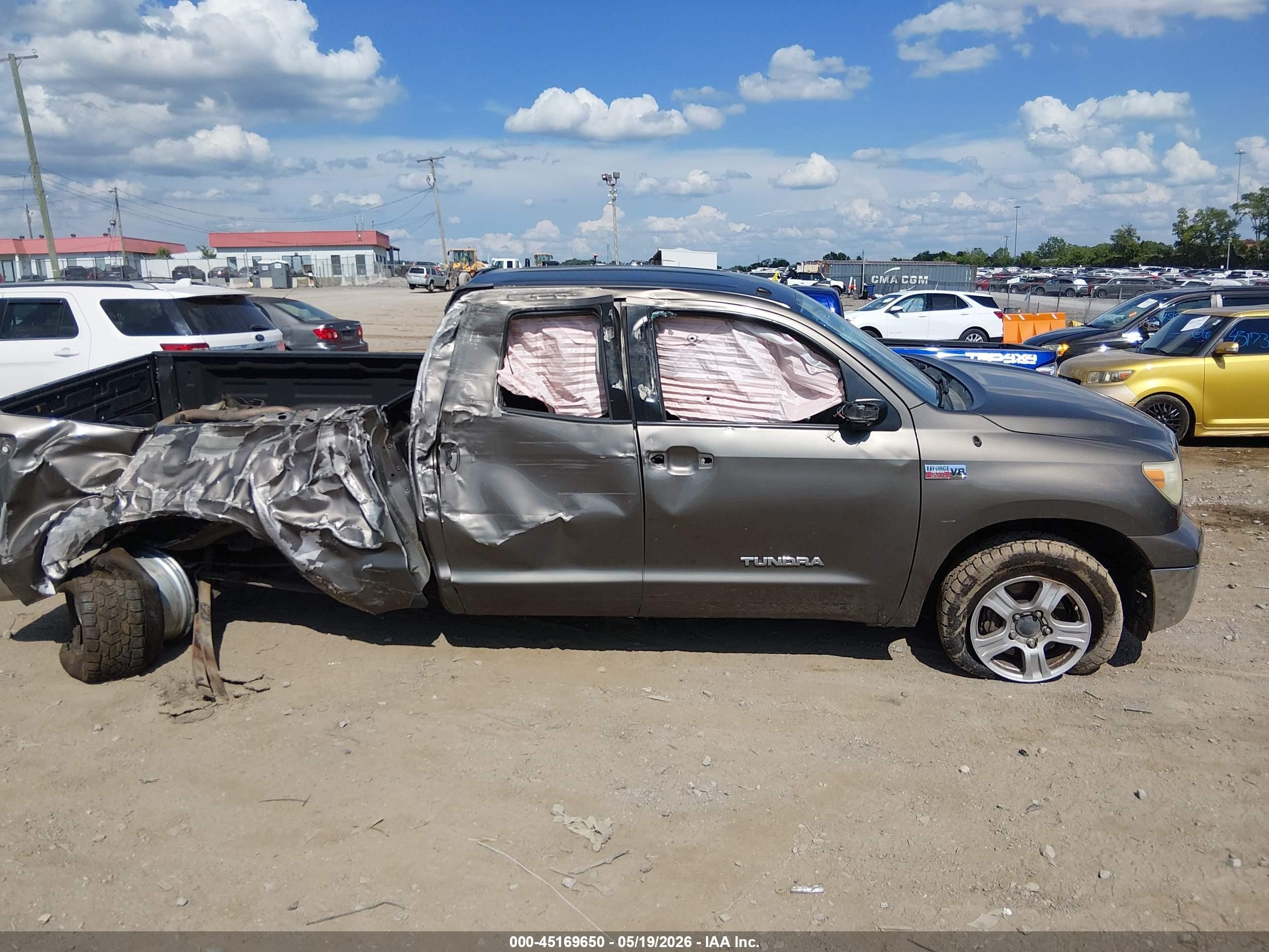 2010 Toyota Tundra Grade 5.7l V8 Gold vin: 5TFUW5F17AX125843