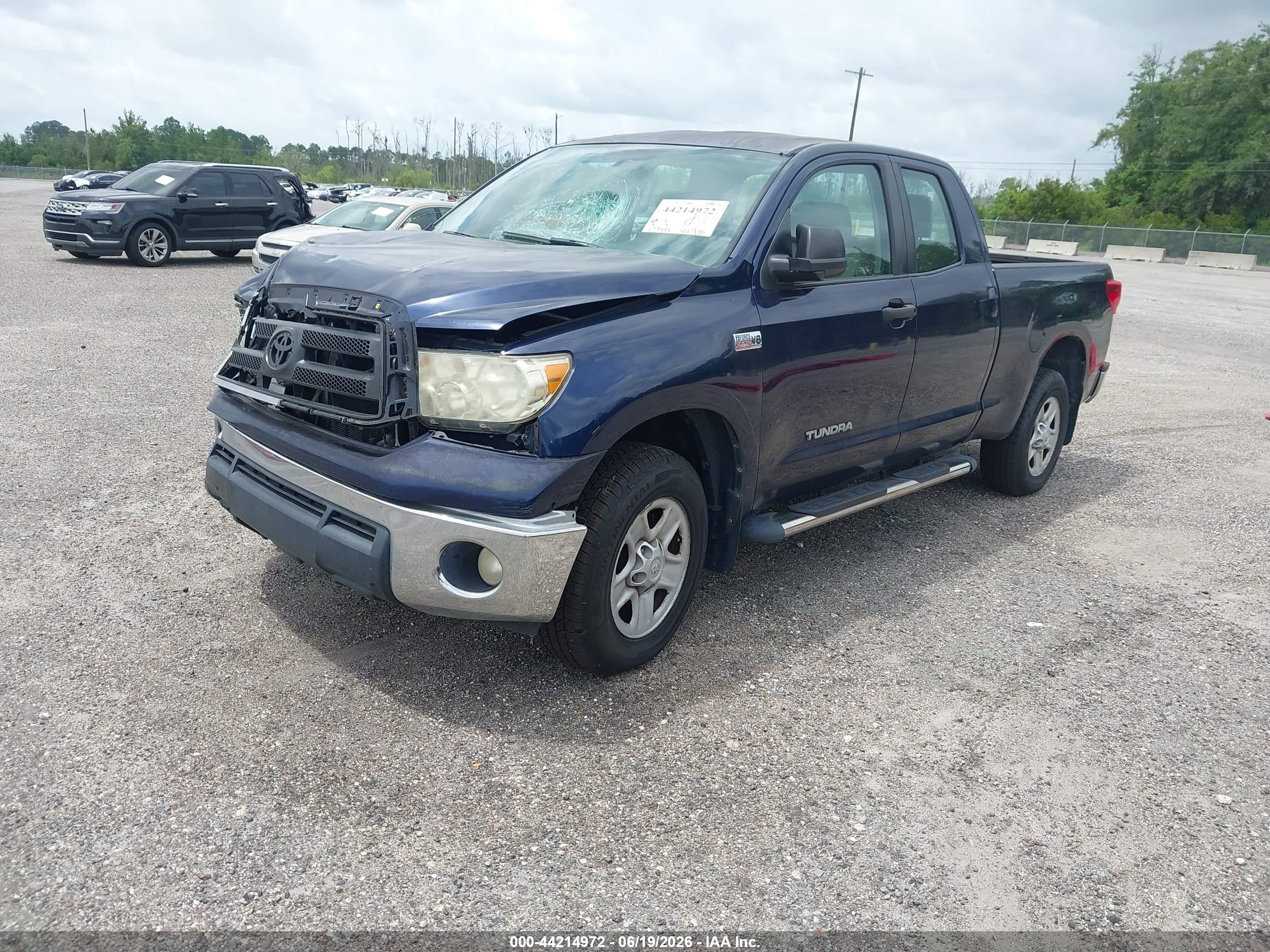 2011 Toyota Tundra Grade 5.7l V8 Blue vin: 5TFUW5F17BX208271