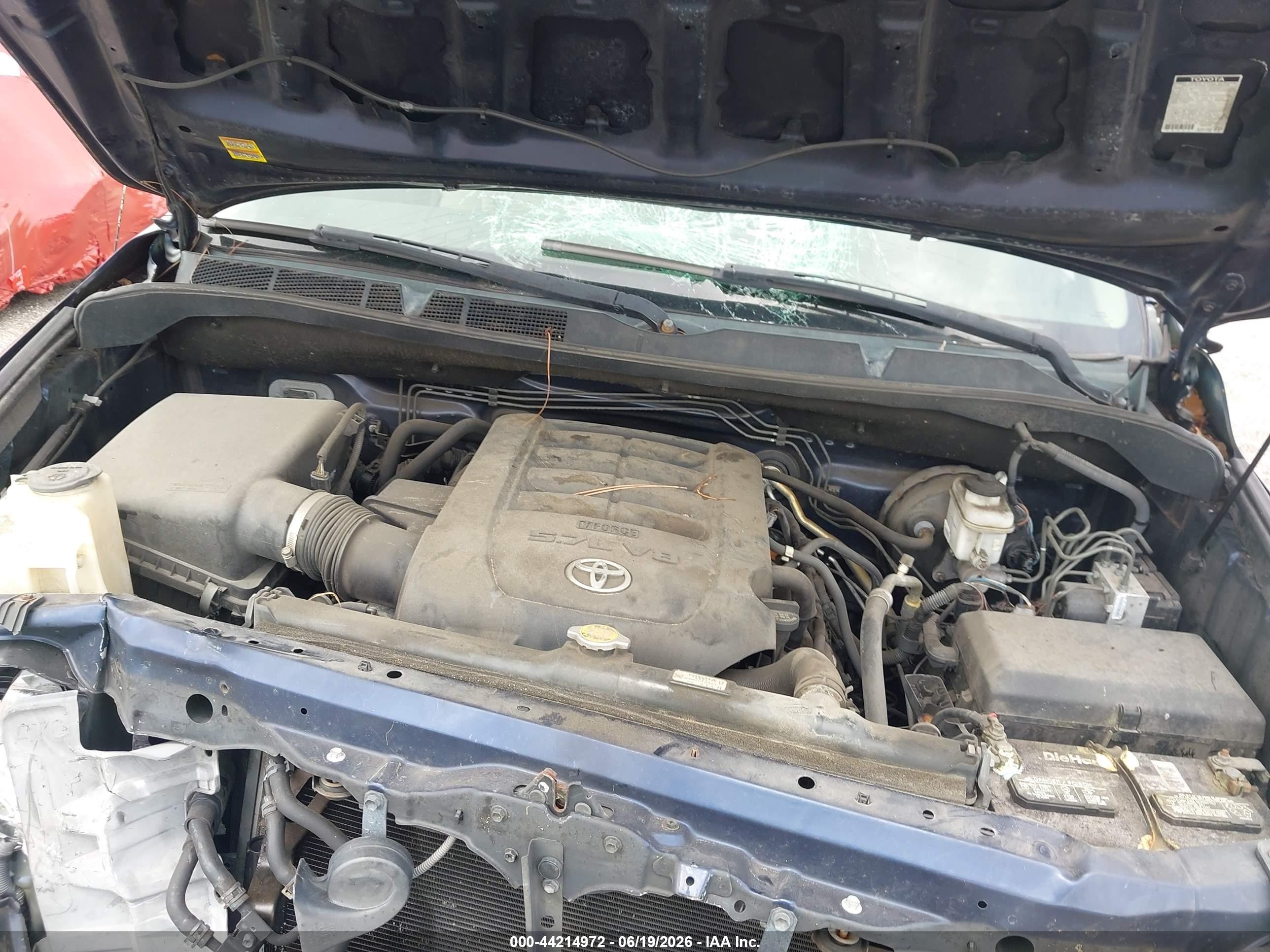 2011 Toyota Tundra Grade 5.7l V8 Blue vin: 5TFUW5F17BX208271