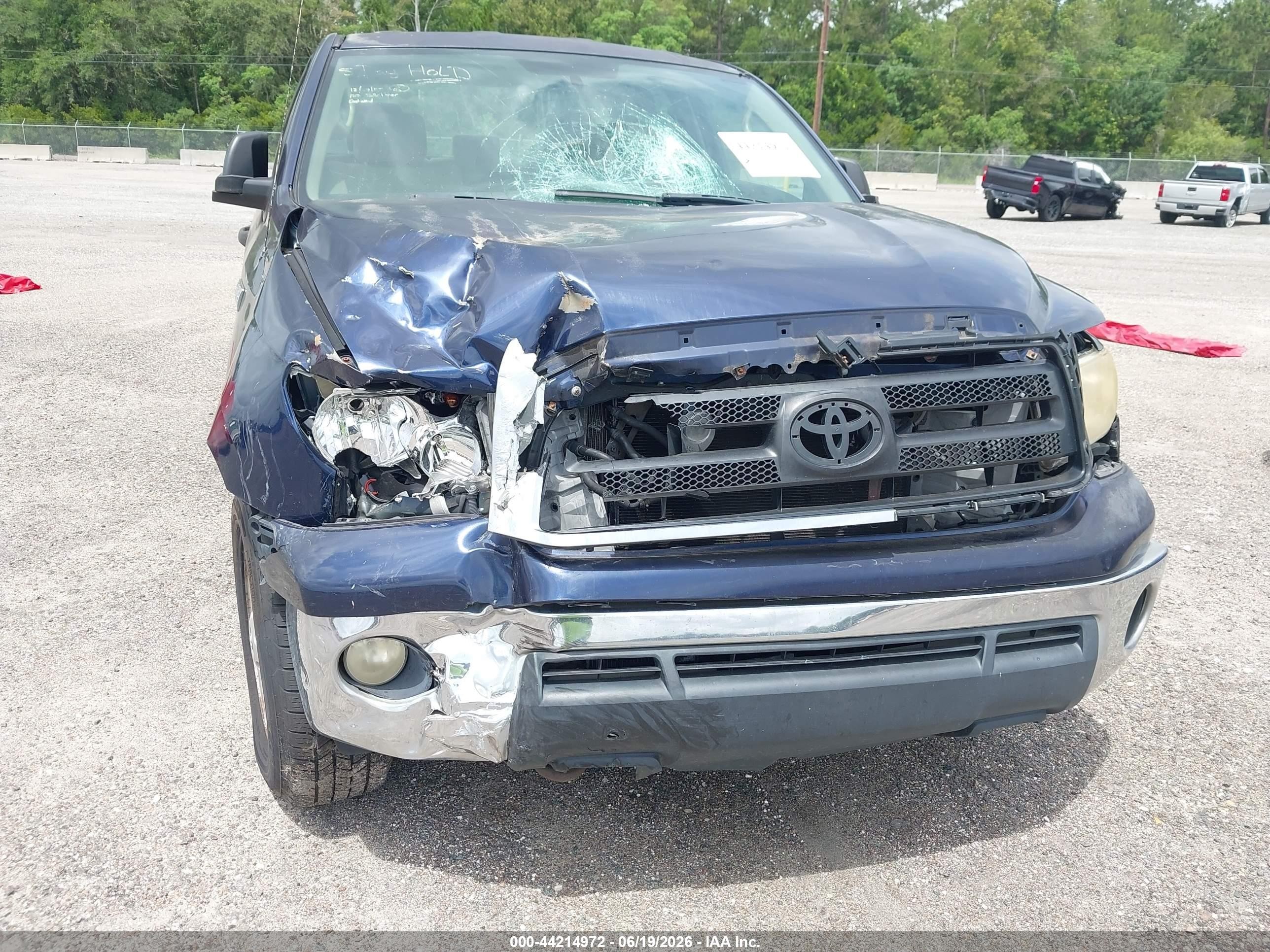 2011 Toyota Tundra Grade 5.7l V8 Blue vin: 5TFUW5F17BX208271