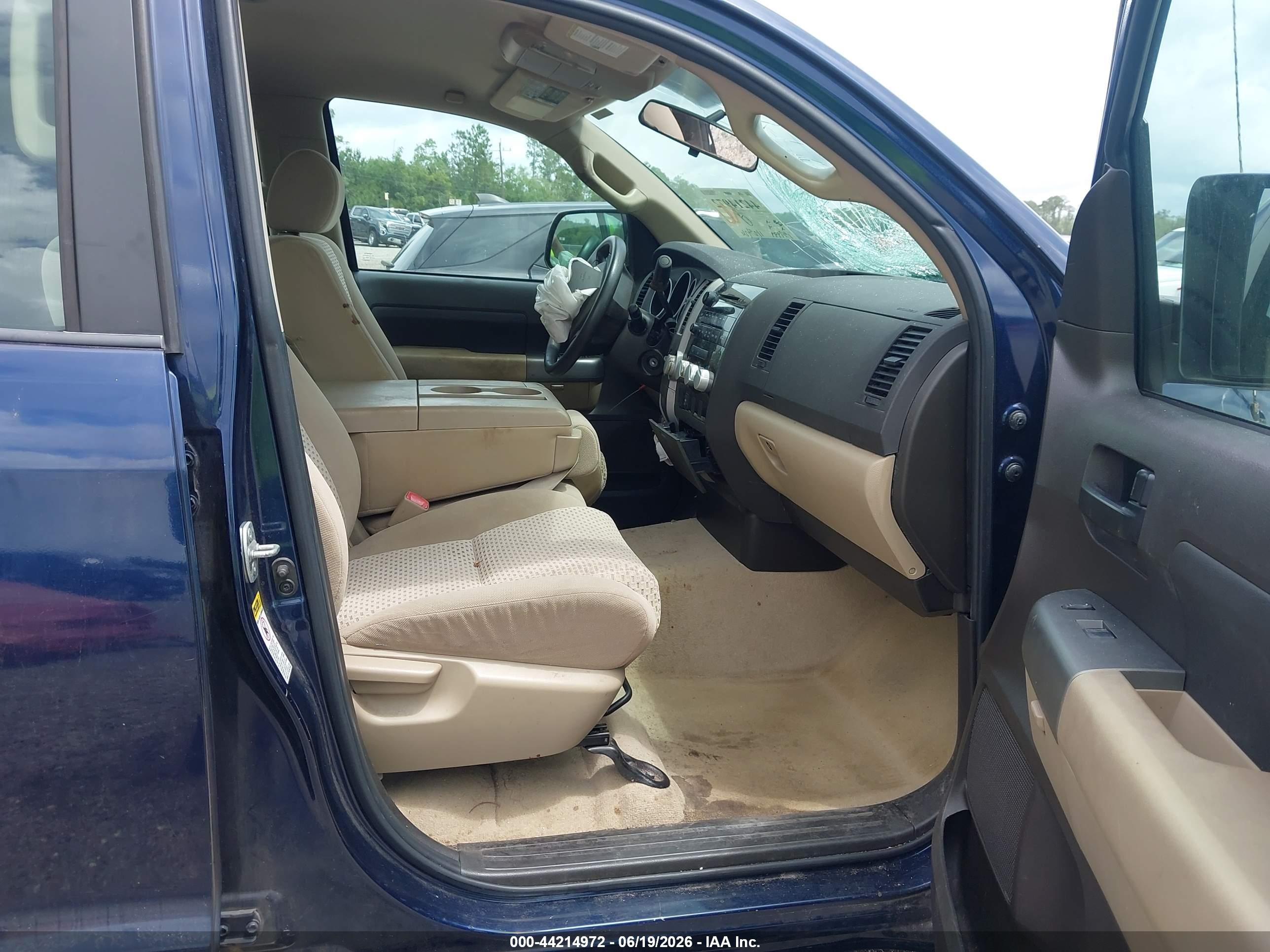 2011 Toyota Tundra Grade 5.7l V8 Blue vin: 5TFUW5F17BX208271