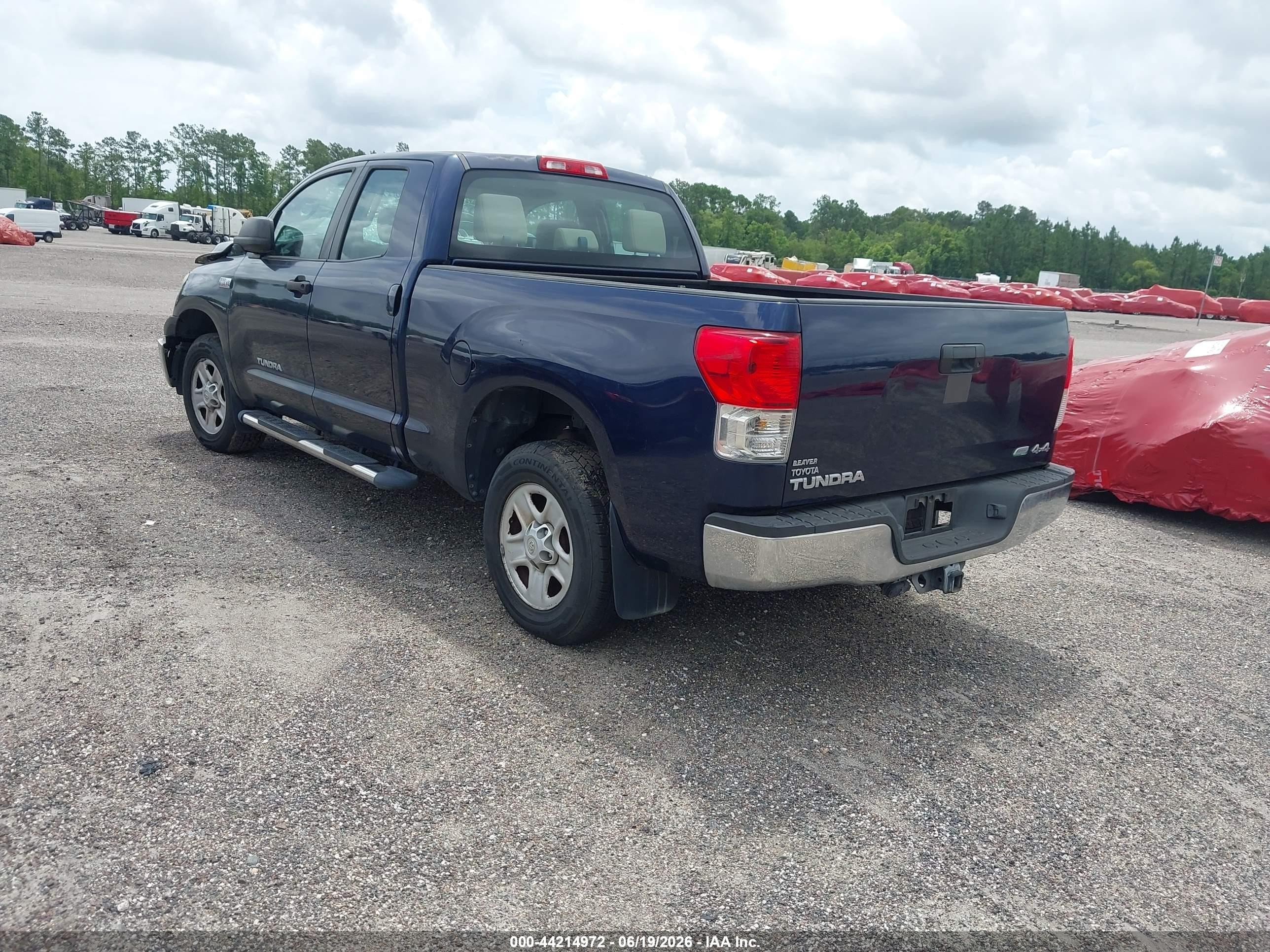 2011 Toyota Tundra Grade 5.7l V8 Blue vin: 5TFUW5F17BX208271