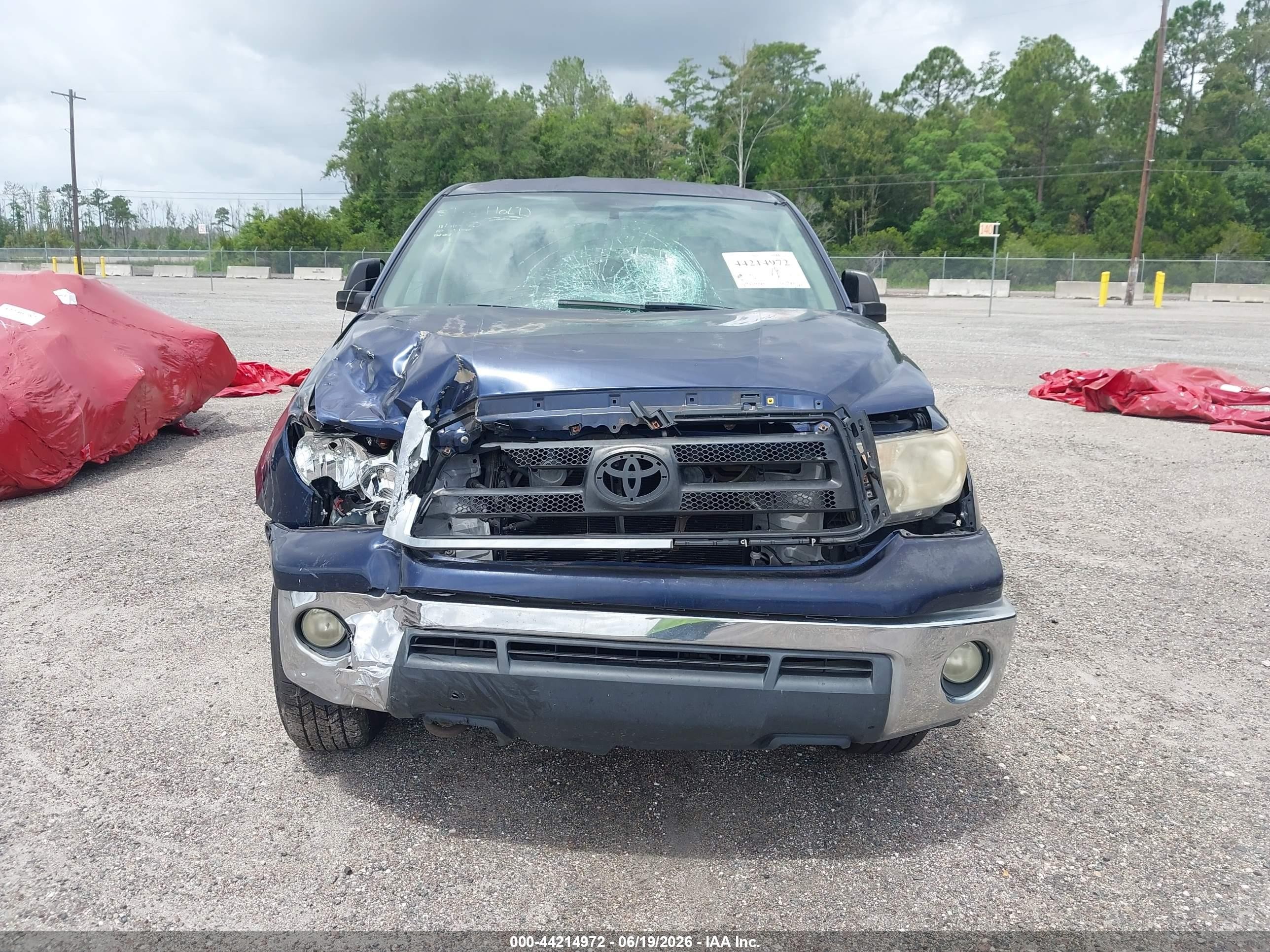 2011 Toyota Tundra Grade 5.7l V8 Blue vin: 5TFUW5F17BX208271