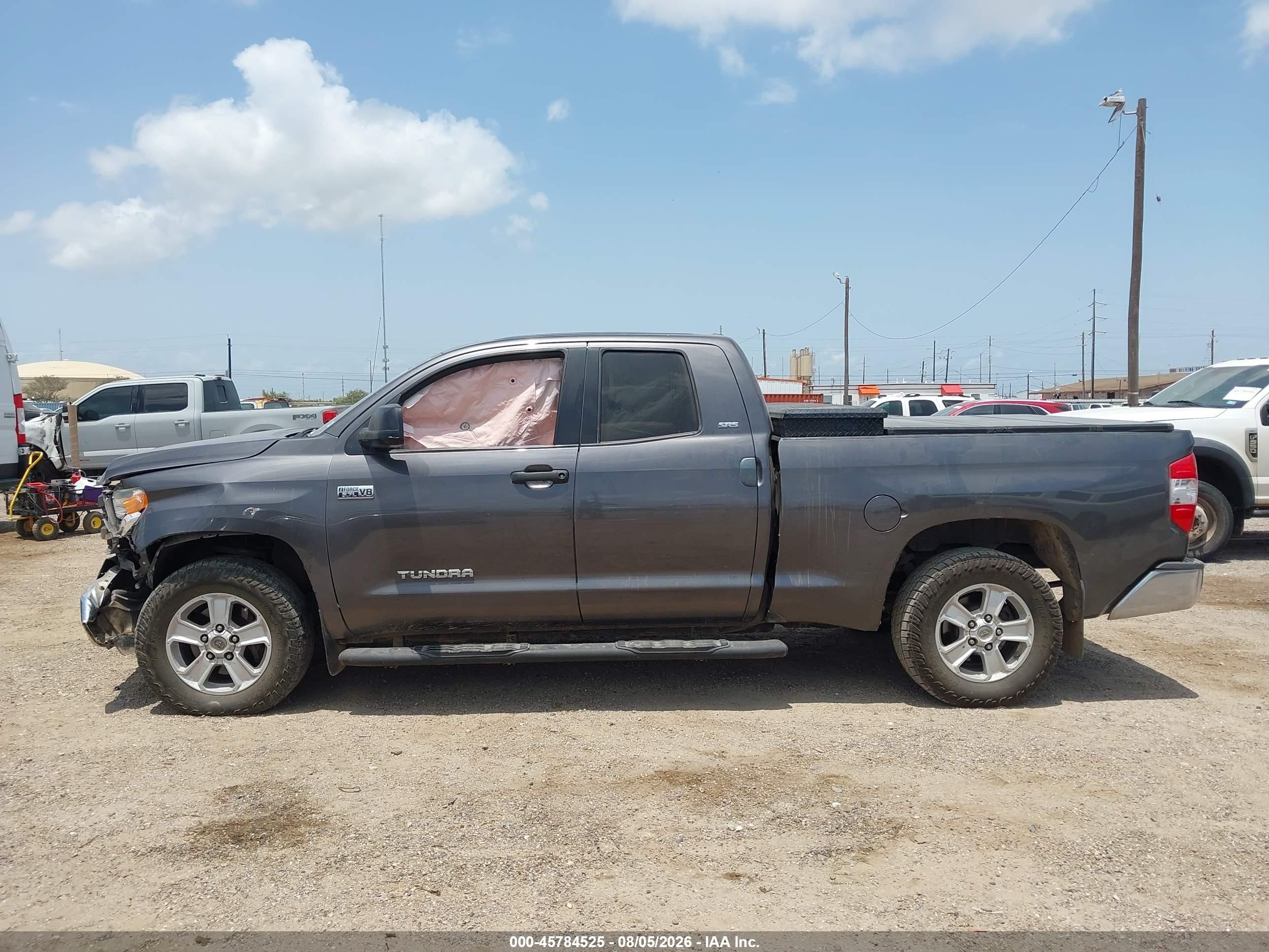 2015 Toyota Tundra Sr5 5.7l V8 Gray vin: 5TFUW5F17FX462388