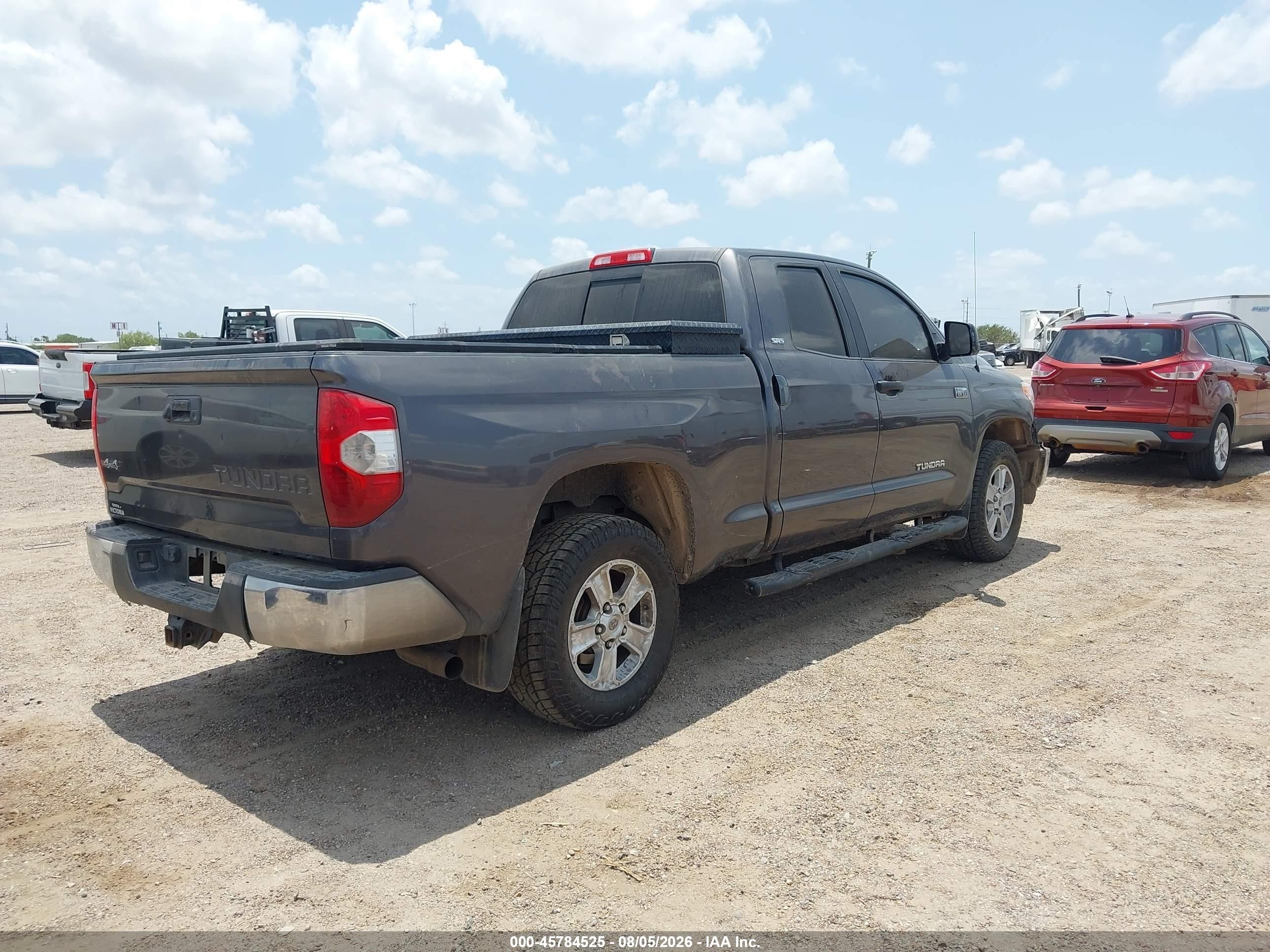 2015 Toyota Tundra Sr5 5.7l V8 Gray vin: 5TFUW5F17FX462388