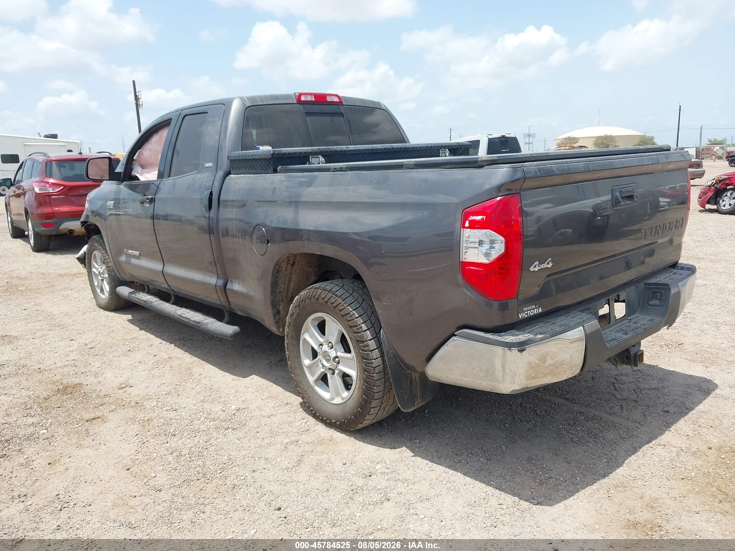 2015 Toyota Tundra Sr5 5.7l V8 Gray vin: 5TFUW5F17FX462388