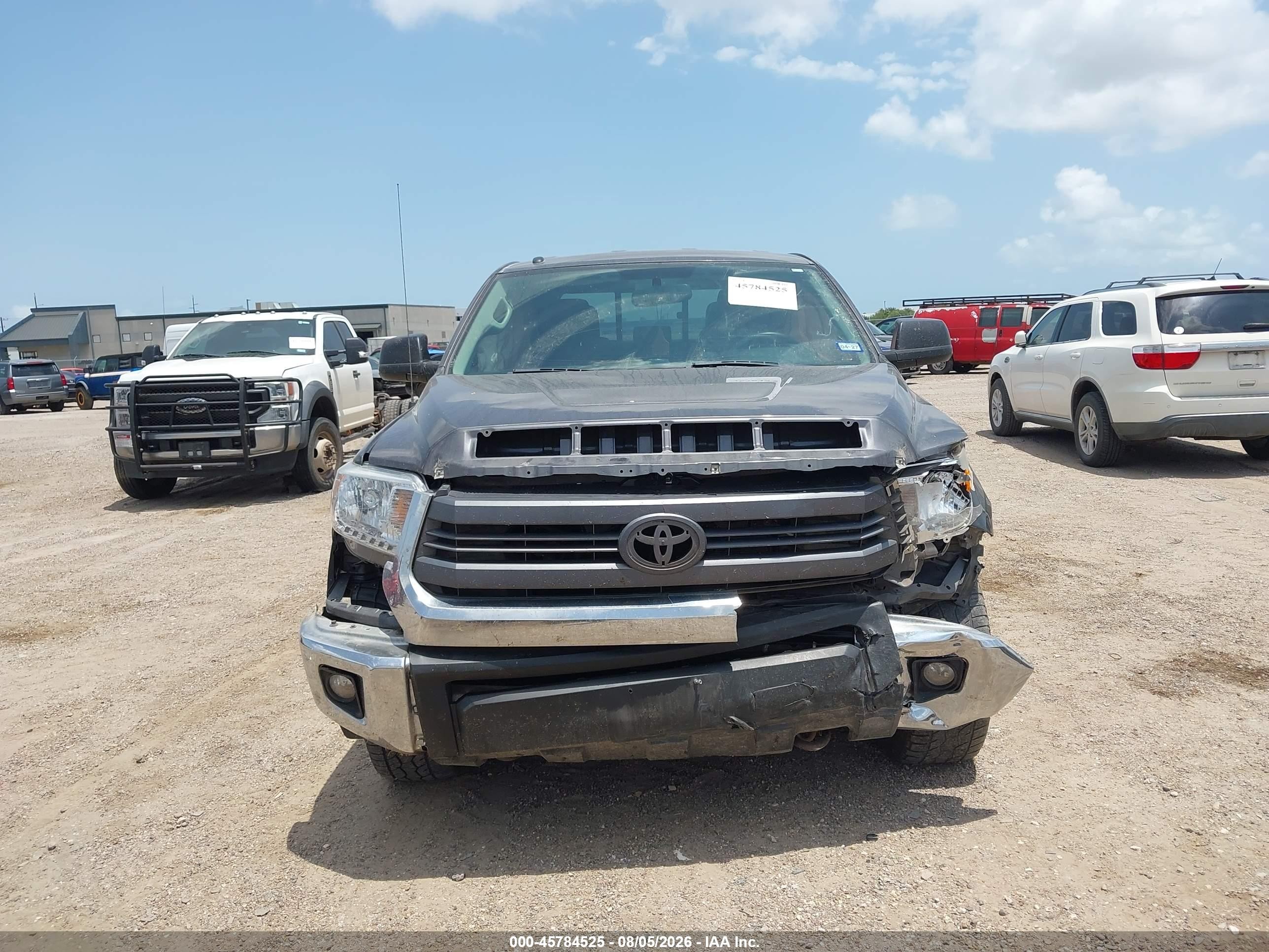 2015 Toyota Tundra Sr5 5.7l V8 Gray vin: 5TFUW5F17FX462388