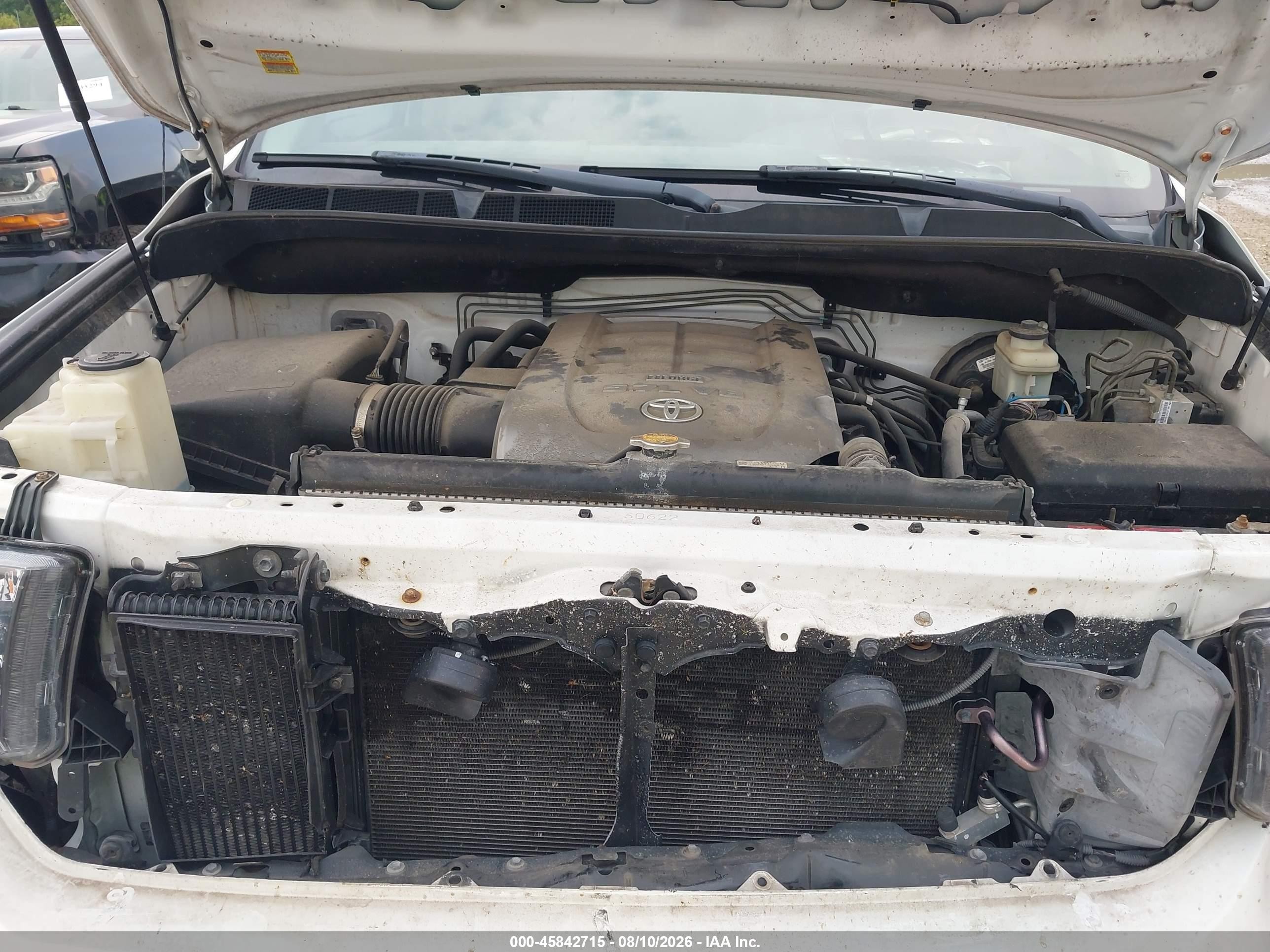 2010 Toyota Tundra Grade 5.7l V8 White vin: 5TFUW5F18AX094778