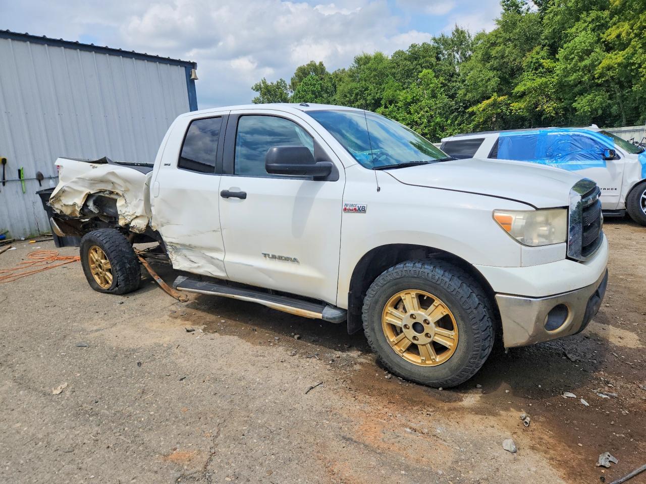 2011 Toyota Tundra Double Cab Sr5 Белый vin: 5TFUW5F18BX164197