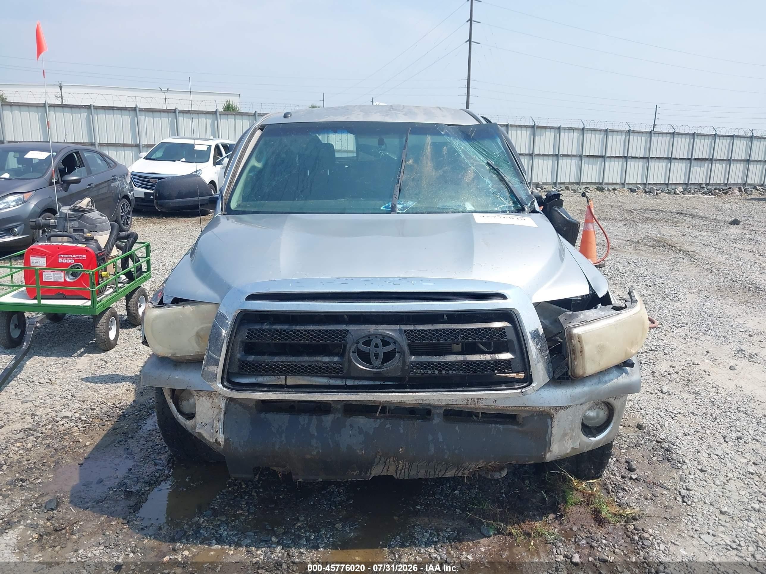 2011 Toyota Tundra Grade 5.7l V8 Gray vin: 5TFUW5F18BX202916