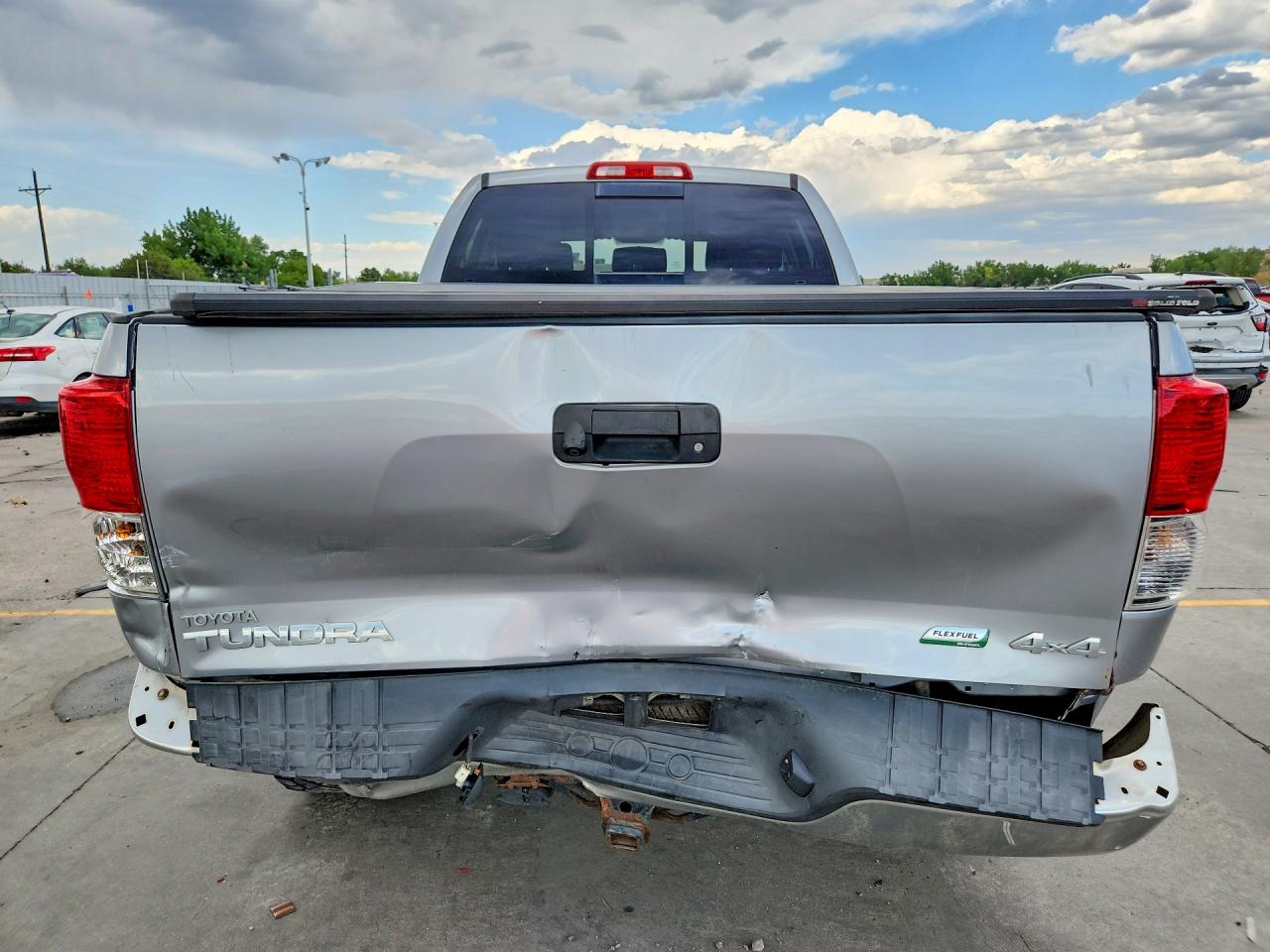 2013 Toyota Tundra Double Cab Sr5 Gray vin: 5TFUW5F18DX285816