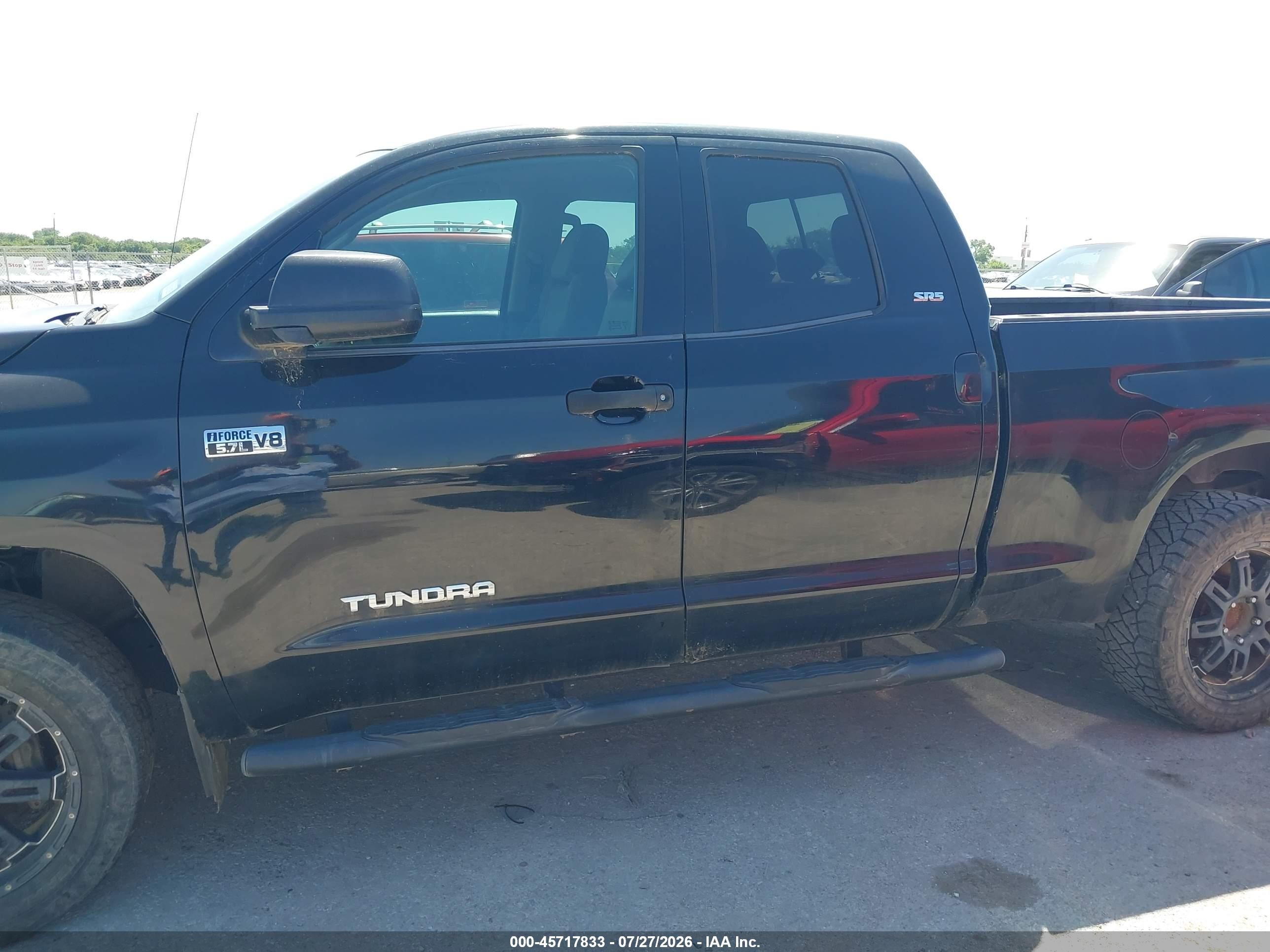 2014 Toyota Tundra Sr5 5.7l V8 Black vin: 5TFUW5F18EX340301