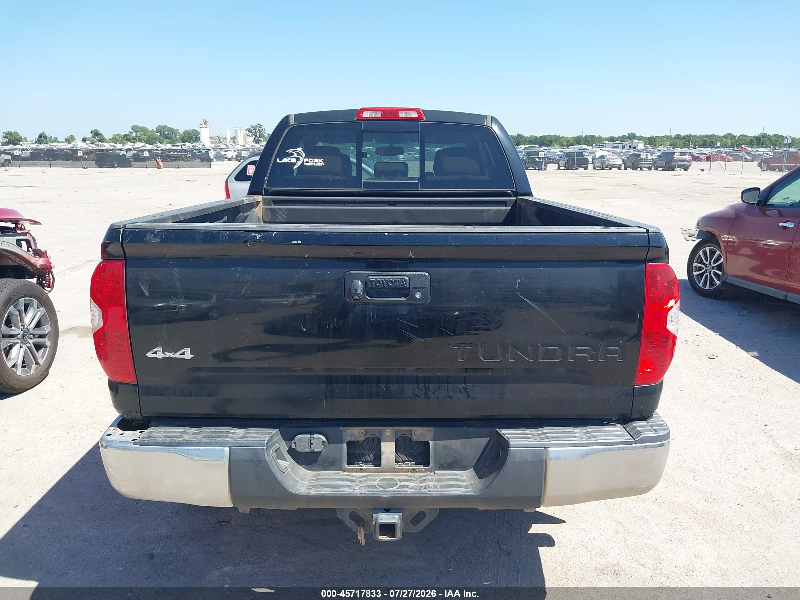2014 Toyota Tundra Sr5 5.7l V8 Black vin: 5TFUW5F18EX340301