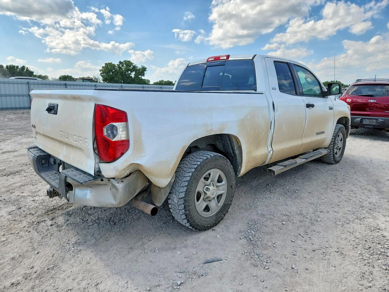 2014 Toyota Tundra Sr5 White vin: 5TFUW5F18EX356093