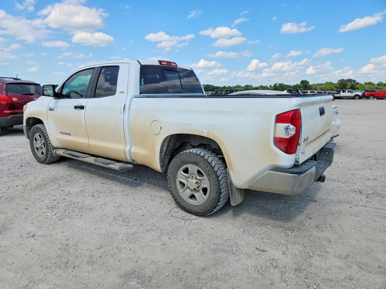 2014 Toyota Tundra Sr5 White vin: 5TFUW5F18EX356093