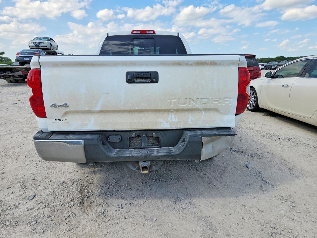 2014 Toyota Tundra Sr5 White vin: 5TFUW5F18EX356093