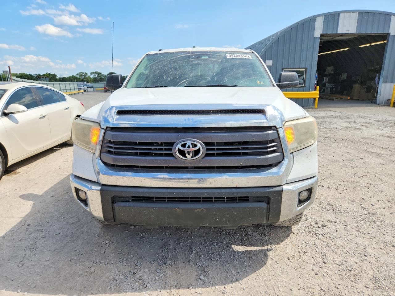2014 Toyota Tundra Sr5 White vin: 5TFUW5F18EX356093
