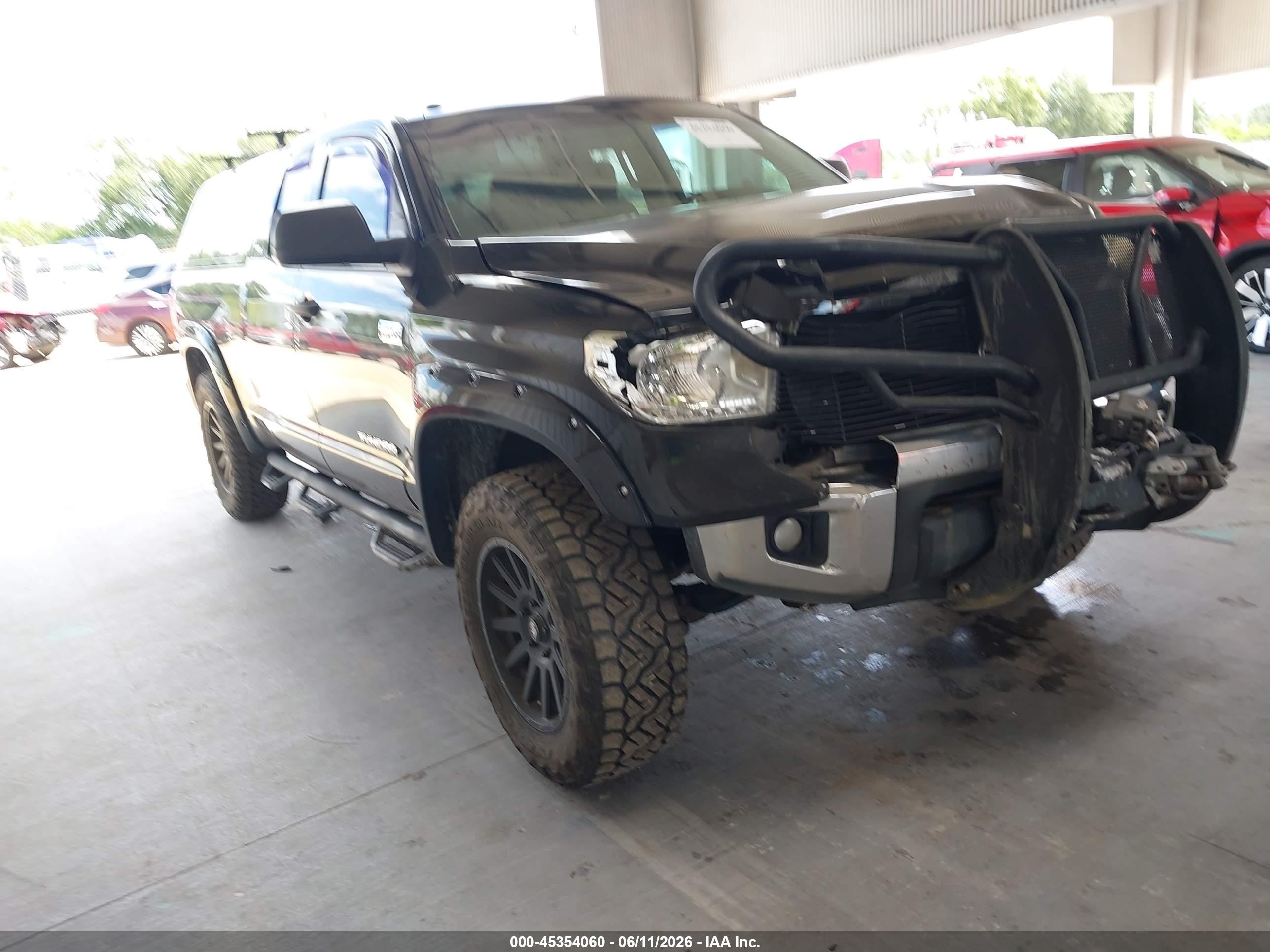 2014 Toyota Tundra Sr5 5.7l V8 Black vin: 5TFUW5F18EX409018