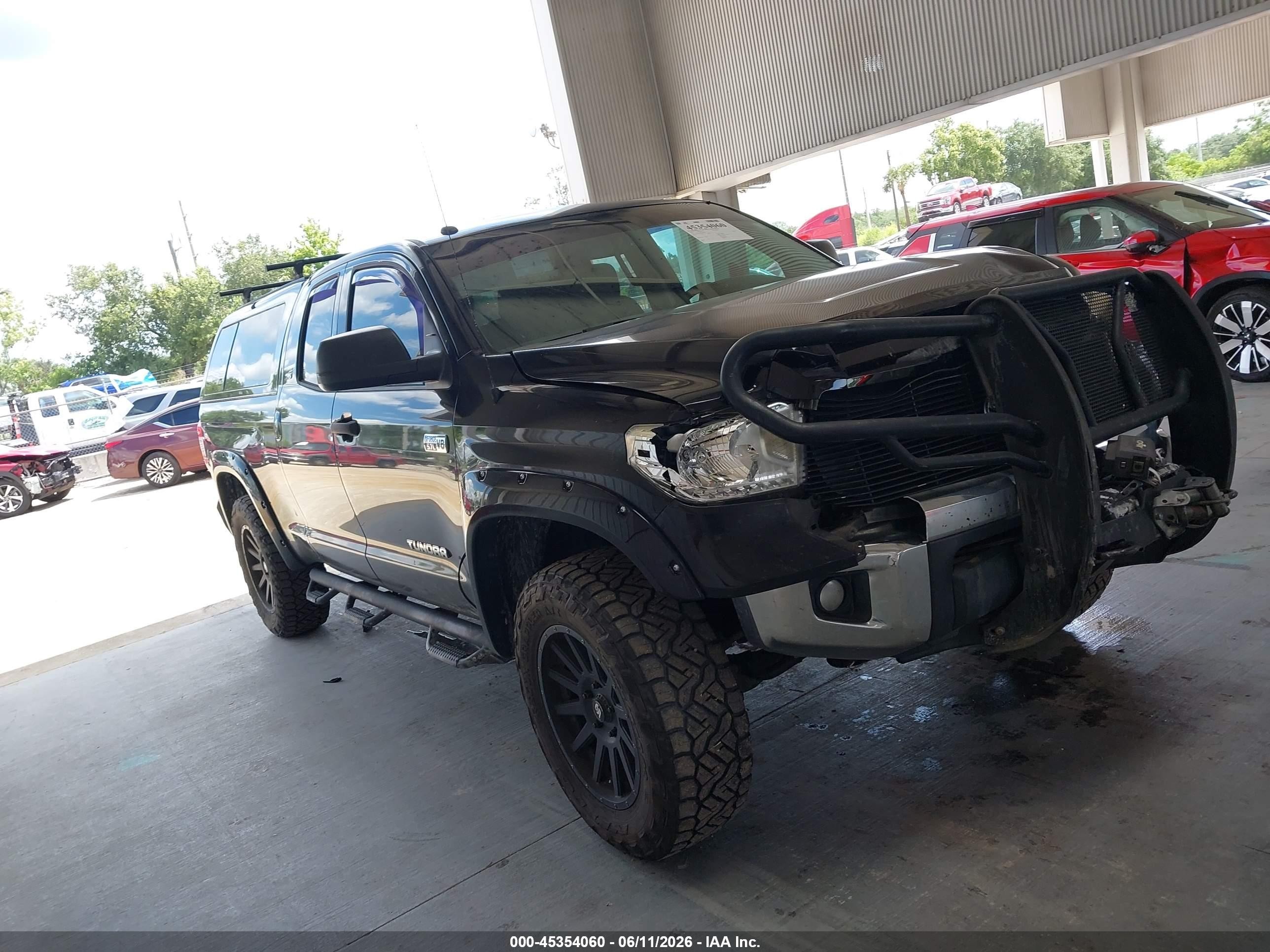2014 Toyota Tundra Sr5 5.7l V8 Black vin: 5TFUW5F18EX409018