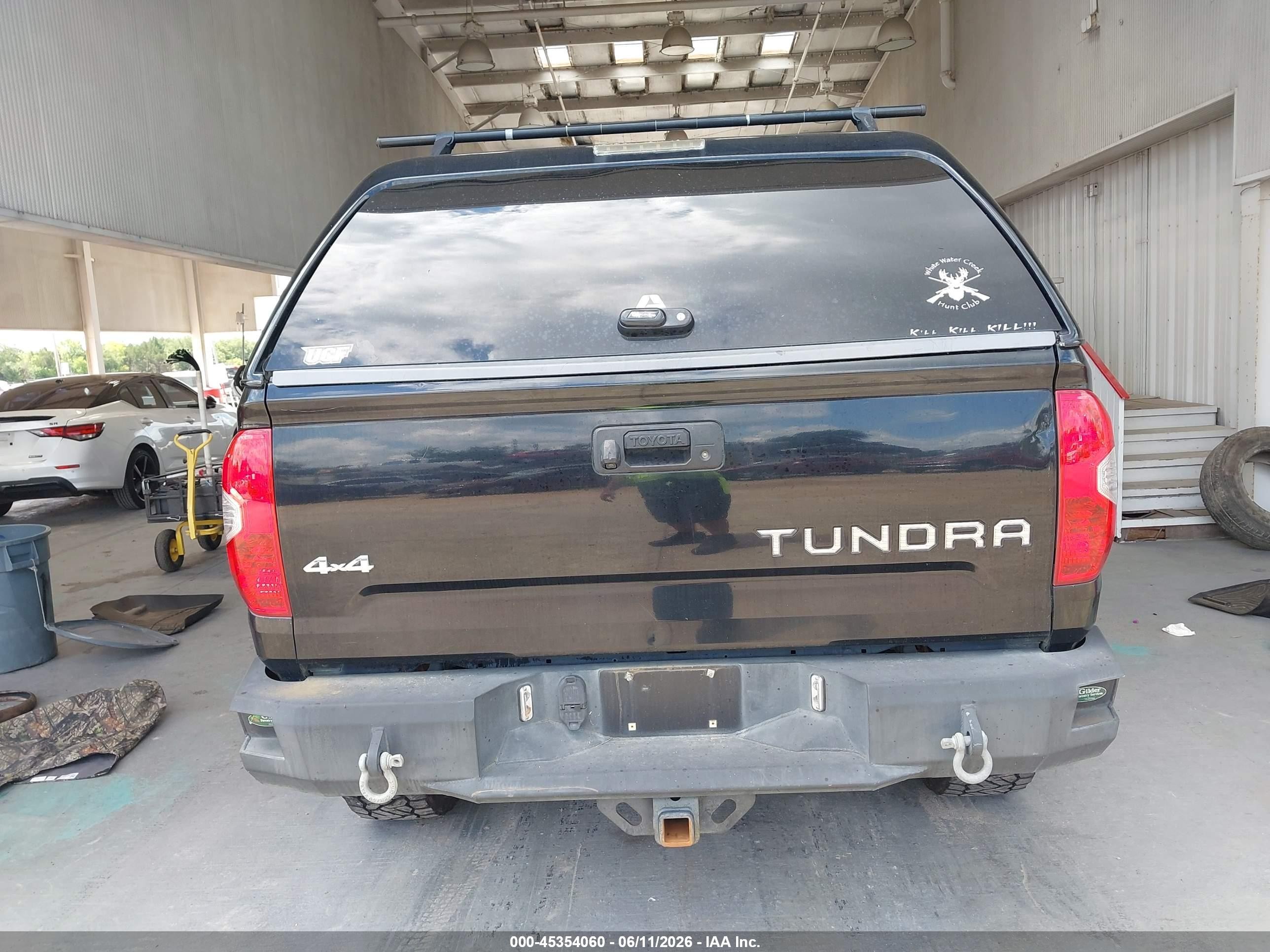 2014 Toyota Tundra Sr5 5.7l V8 Black vin: 5TFUW5F18EX409018