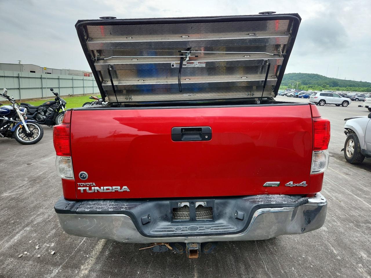 2012 Toyota Tundra Double Cab Sr5 Красный vin: 5TFUW5F19CX225347