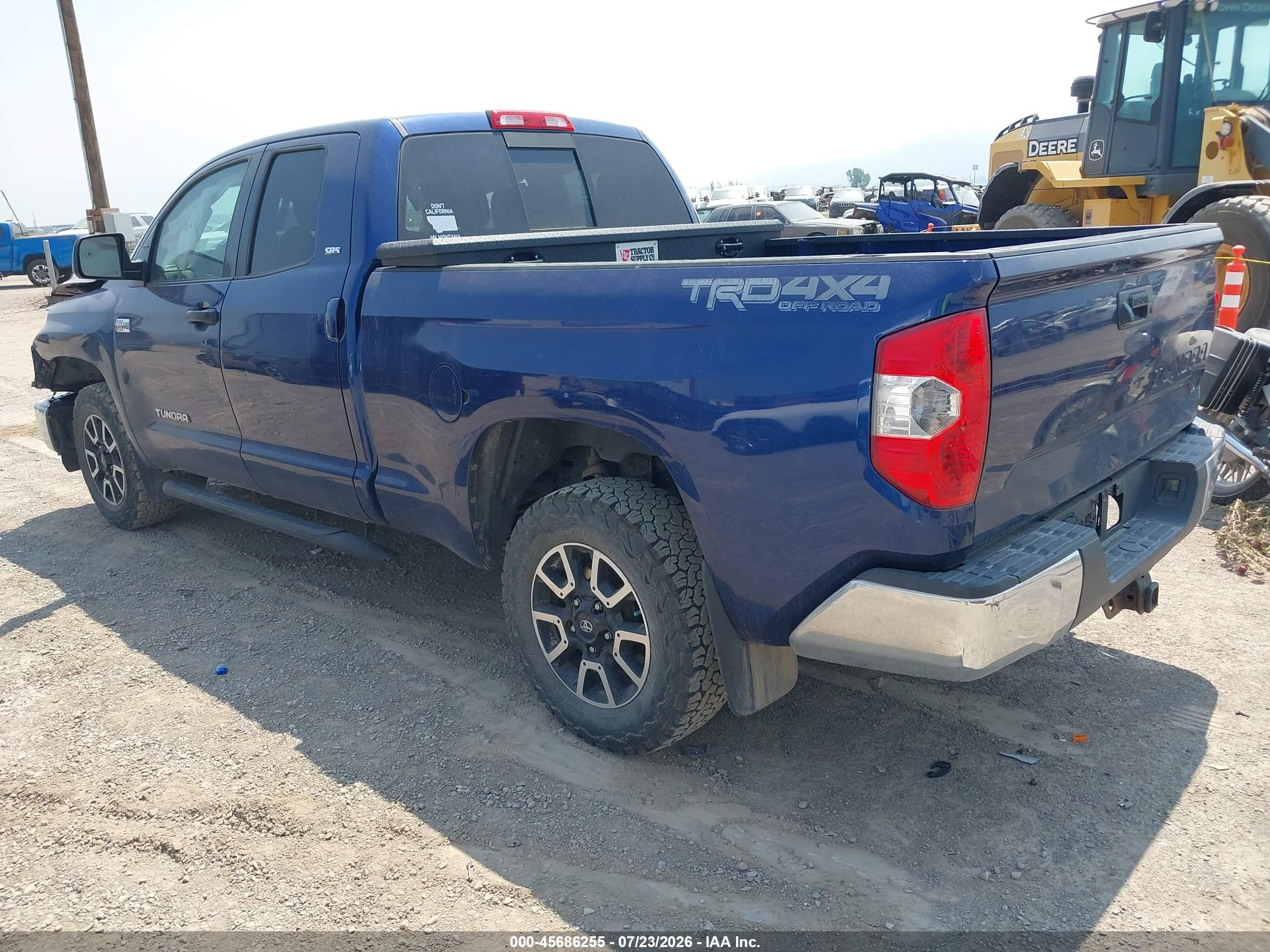 2014 Toyota Tundra Double Cab Sr/double Cab Sr5 Blue vin: 5TFUW5F19EX351467