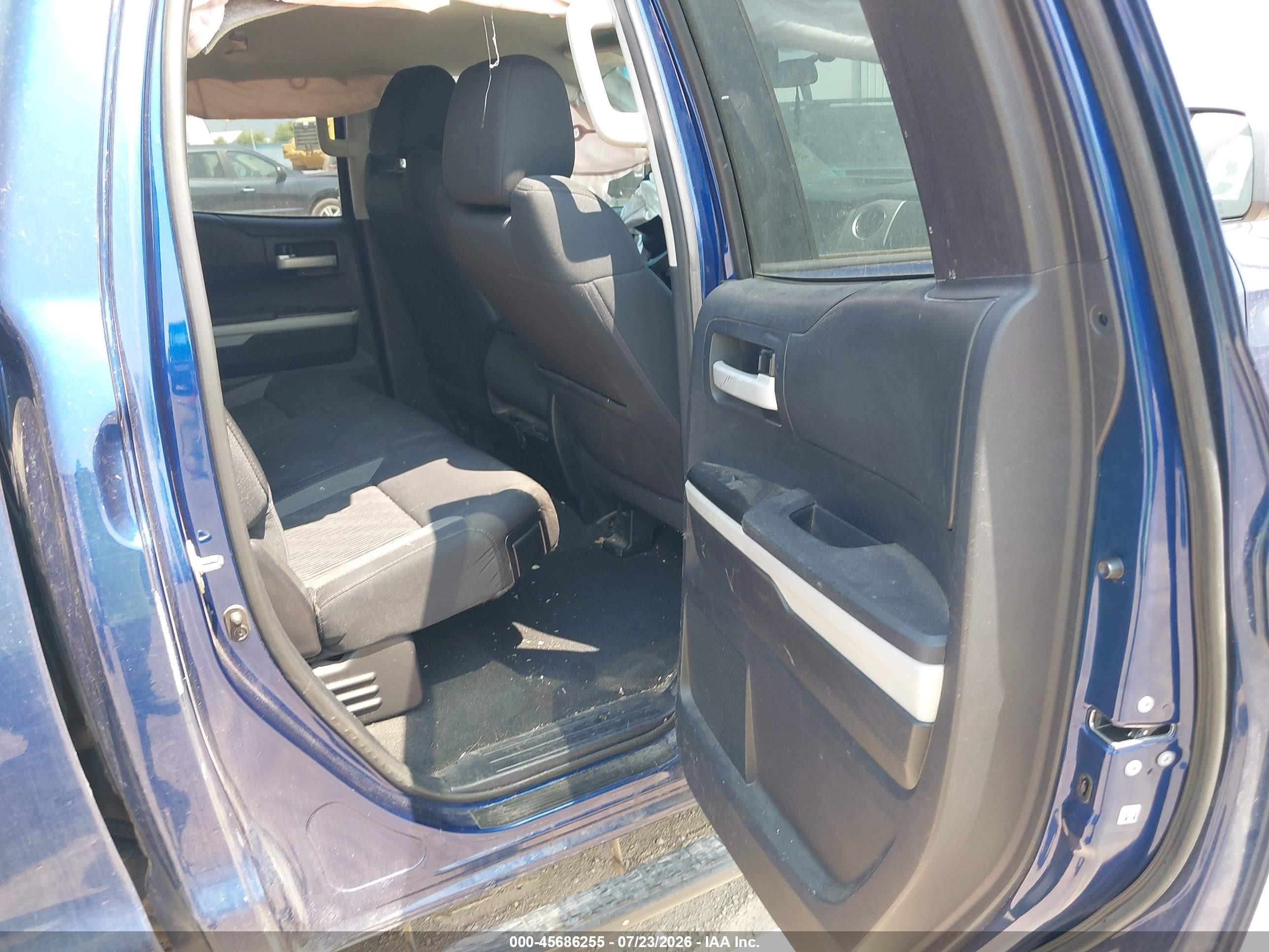 2014 Toyota Tundra Double Cab Sr/double Cab Sr5 Blue vin: 5TFUW5F19EX351467