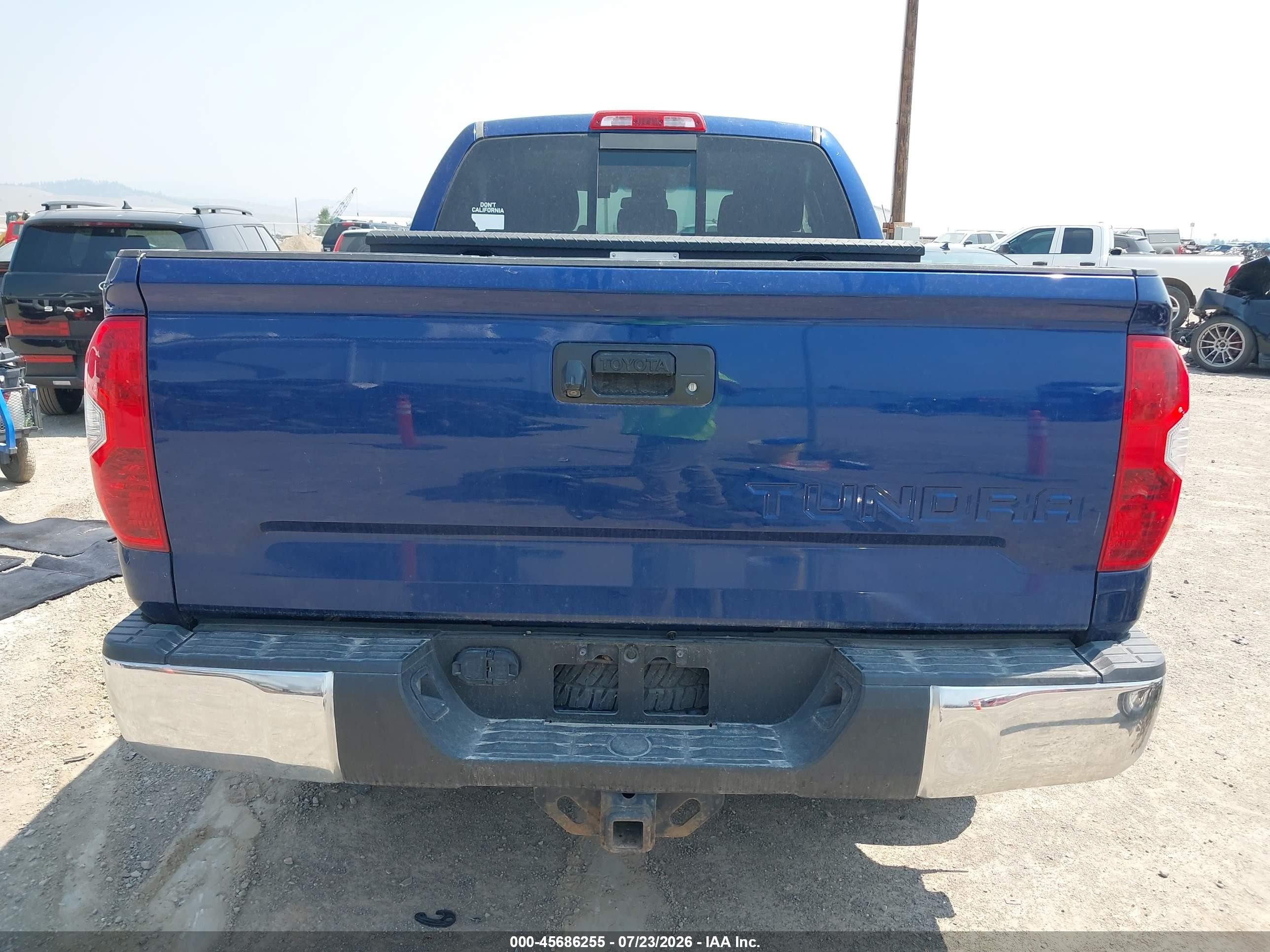 2014 Toyota Tundra Double Cab Sr/double Cab Sr5 Blue vin: 5TFUW5F19EX351467