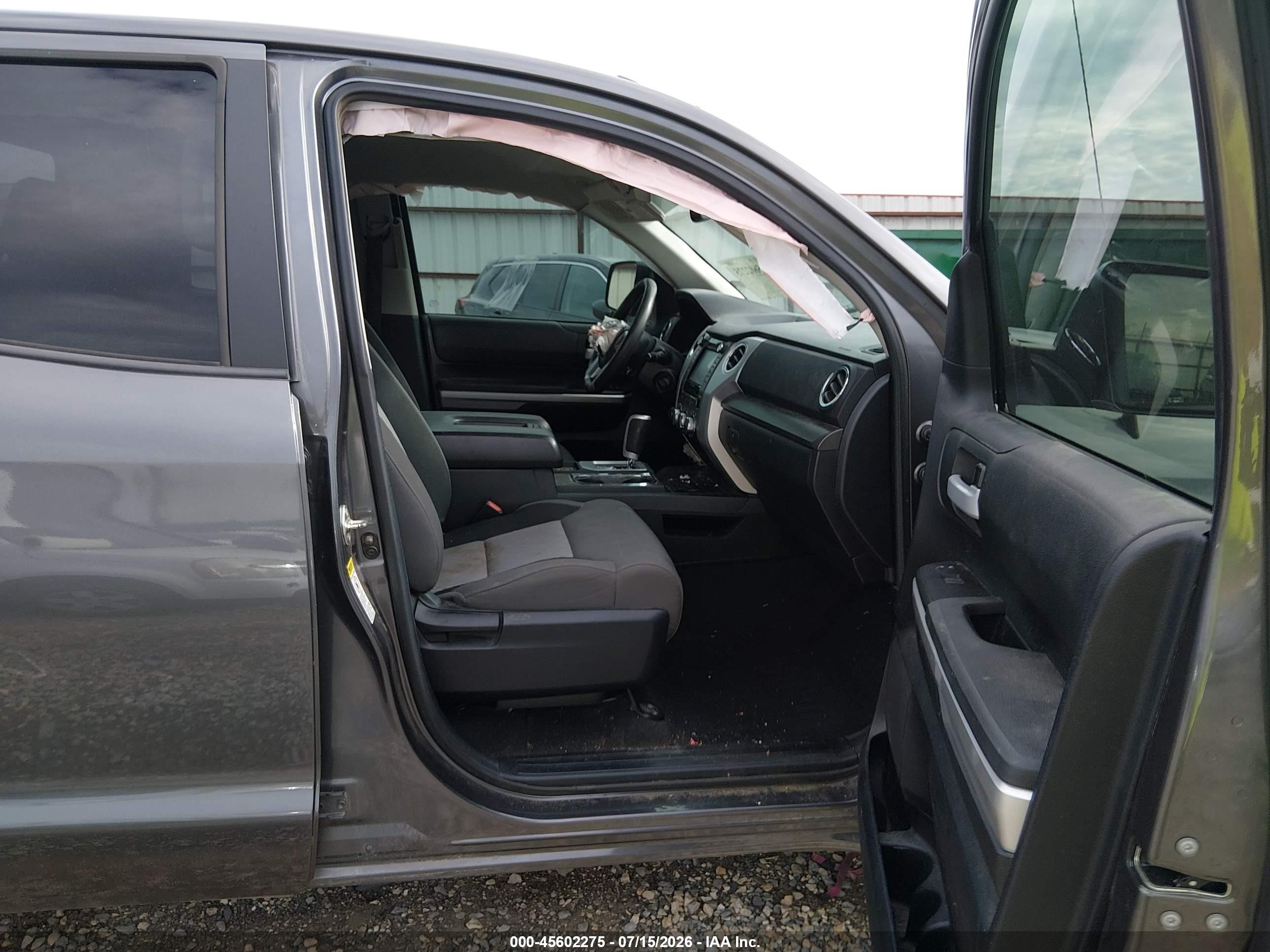 2014 Toyota Tundra Sr5 5.7l V8 Gray vin: 5TFUW5F19EX390589