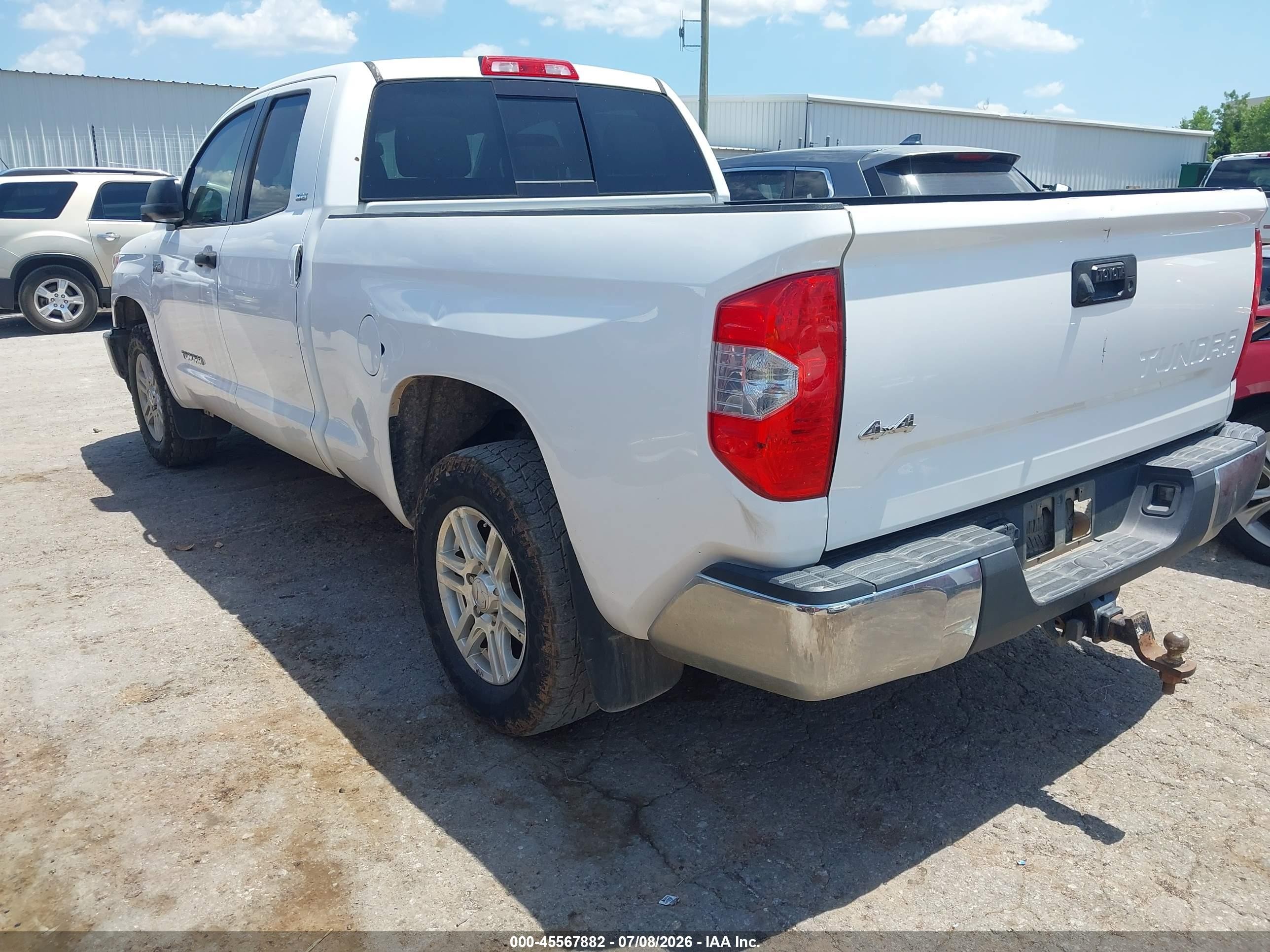 2015 Toyota Tundra Sr5 5.7l V8 Белый vin: 5TFUW5F19FX459895