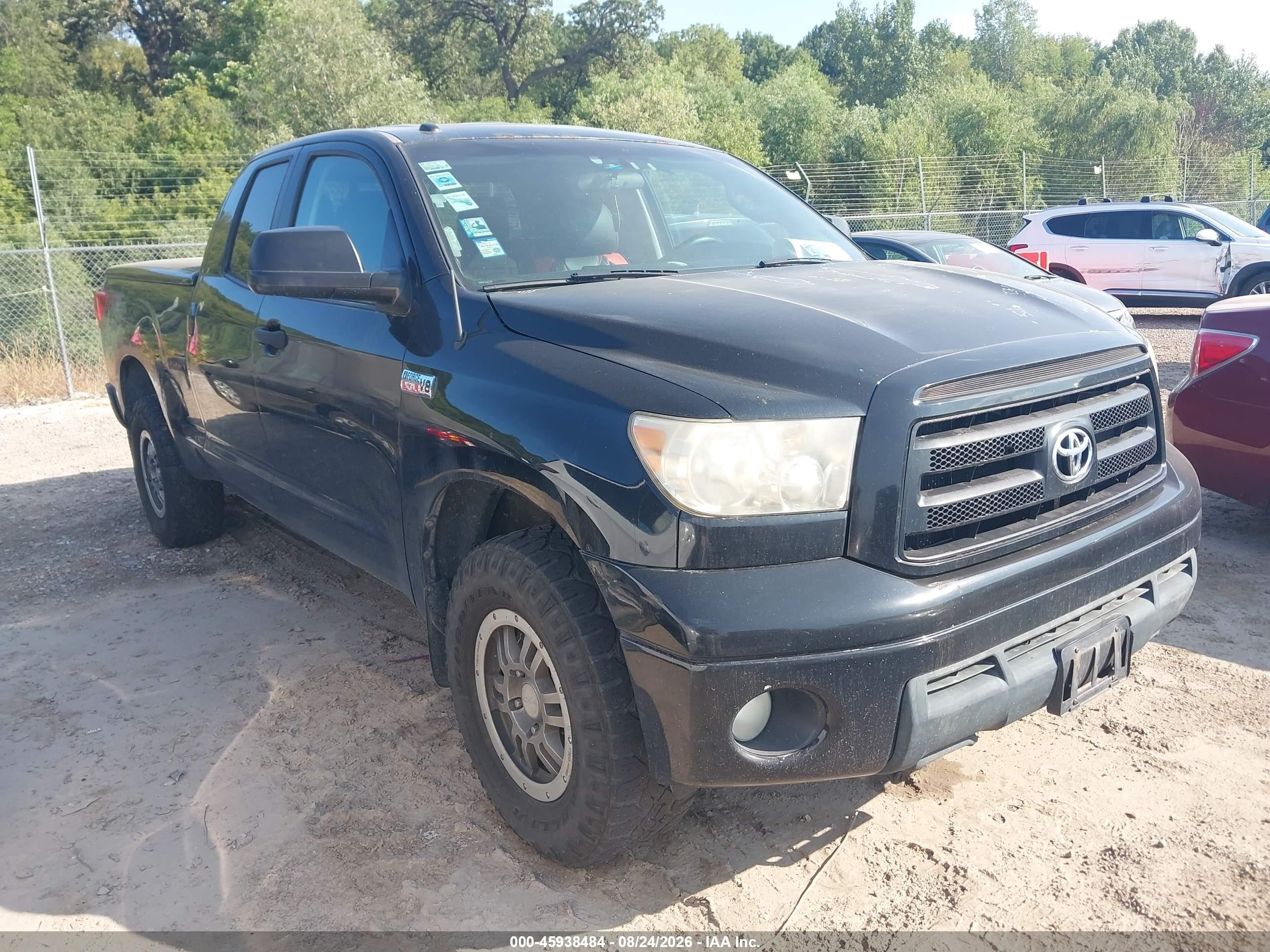 2010 Toyota Tundra Grade 5.7l V8 Black vin: 5TFUW5F1XAX104422