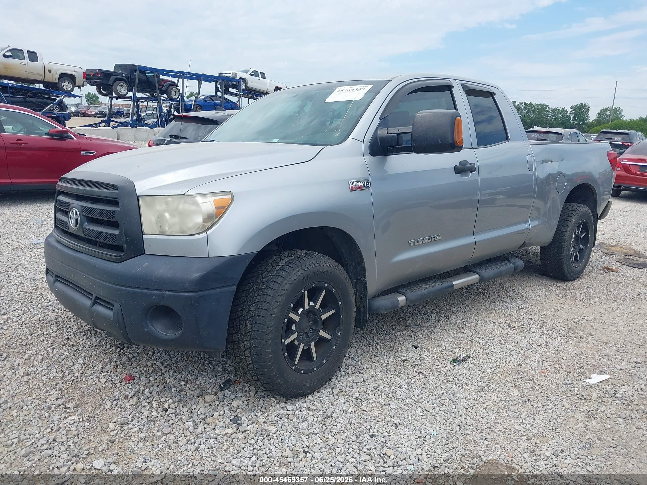 2010 Toyota Tundra Grade 5.7l V8 Silver vin: 5TFUW5F1XAX153605
