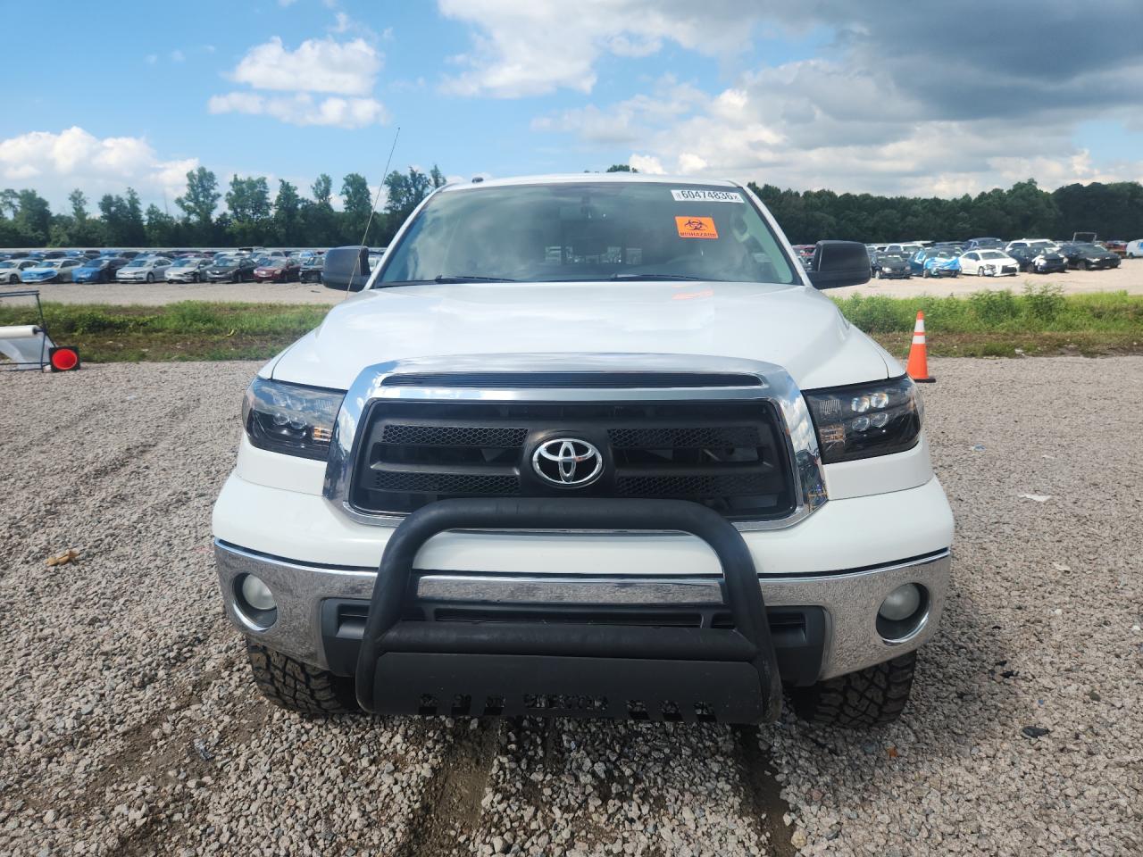 2012 Toyota Tundra Double Cab Sr5 White vin: 5TFUW5F1XCX221629