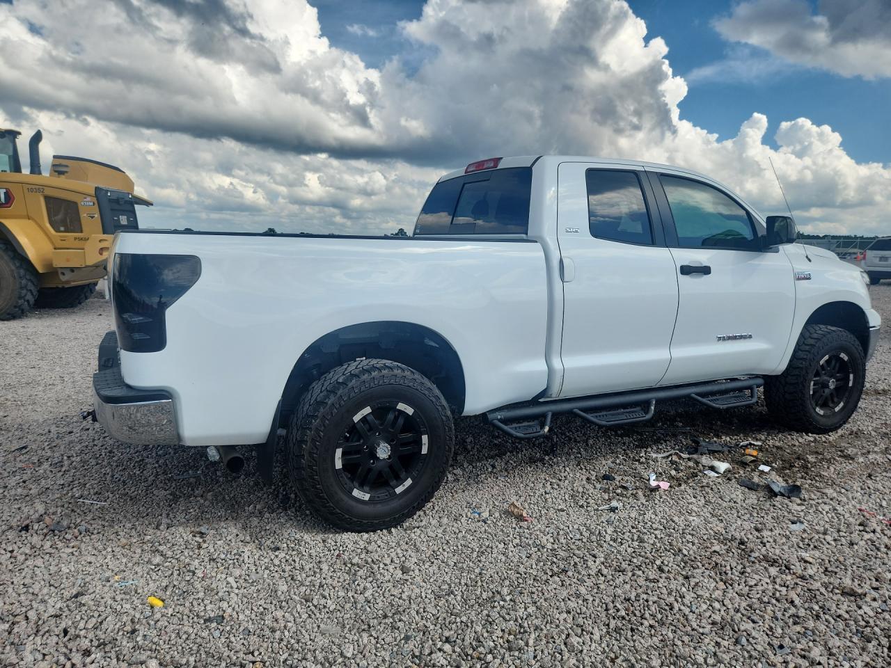 2012 Toyota Tundra Double Cab Sr5 White vin: 5TFUW5F1XCX221629